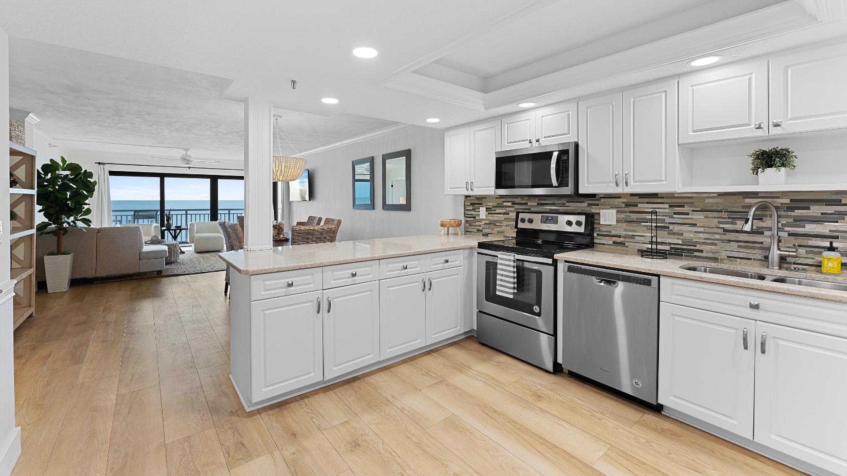 Spectacular views from this oceanfront property located on the no-drive beach!