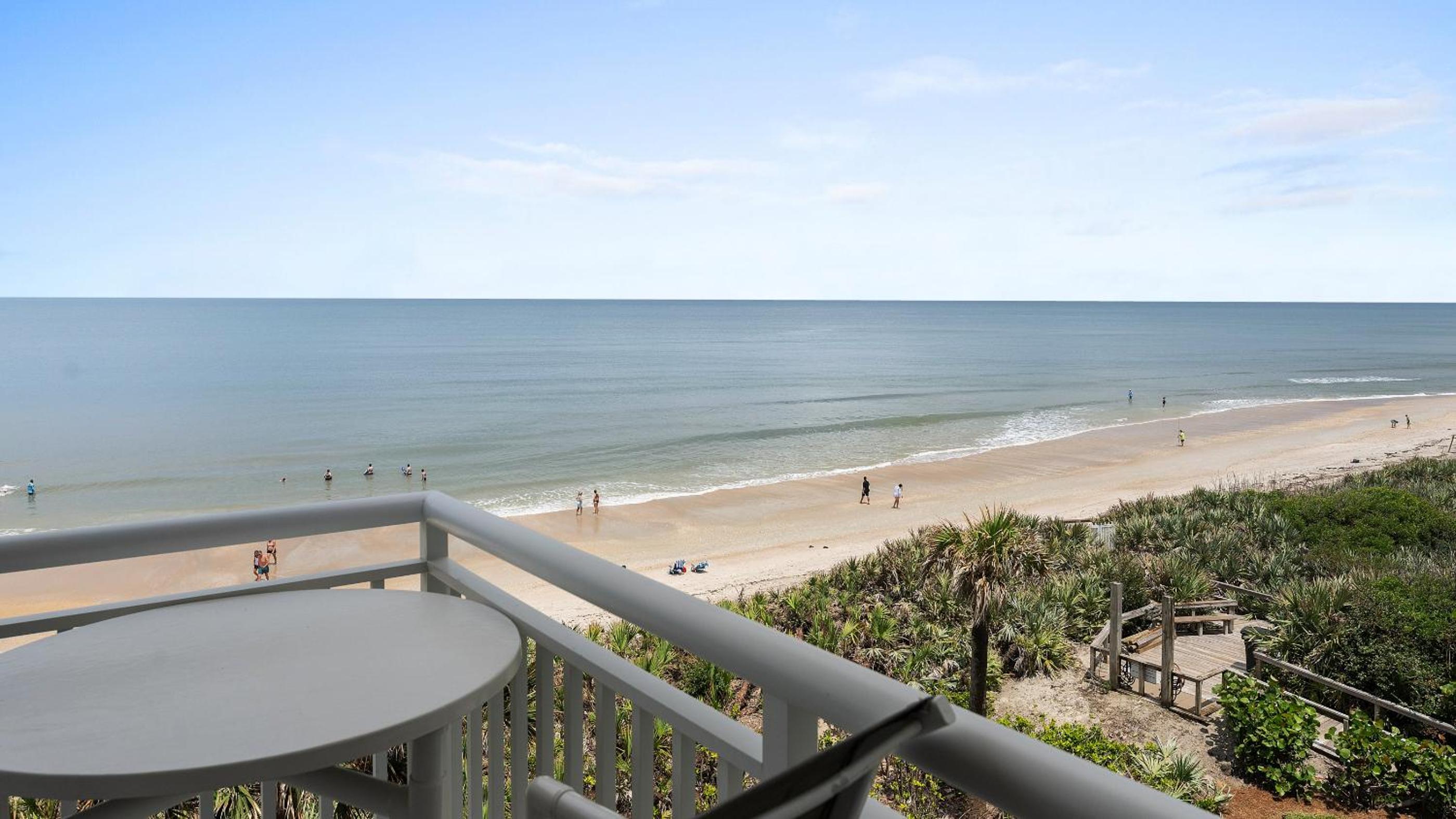 Spectacular views from this oceanfront property located on the no-drive beach!