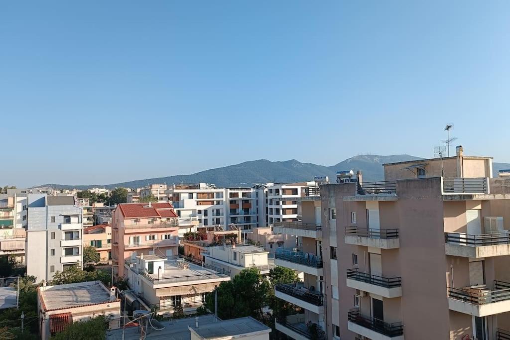 Sunny studio Chalandri - Penthouse with balcony