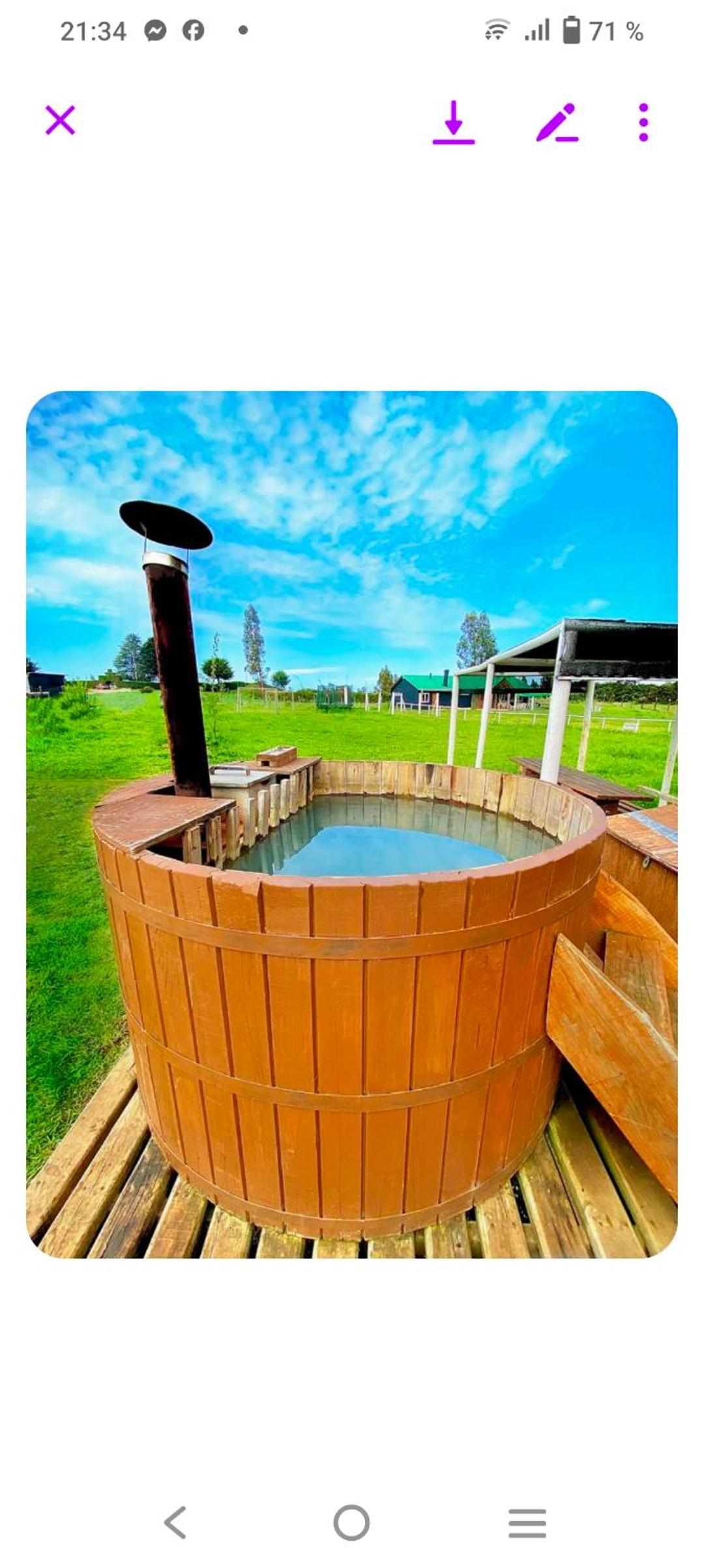 Cabaña en el campo Altue