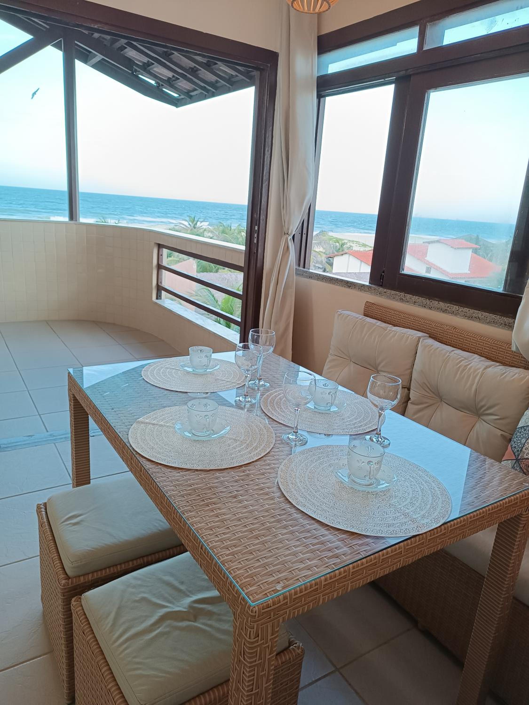 Flat Malua - Apartamento Pé Na Areia Com Vista Mar Taíba-CE