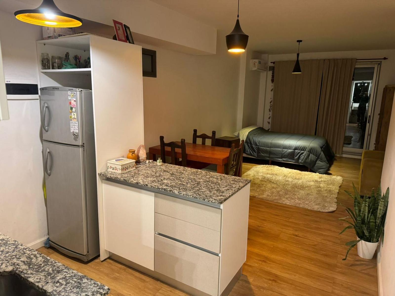 Apartment with balcony, garden and parrilla