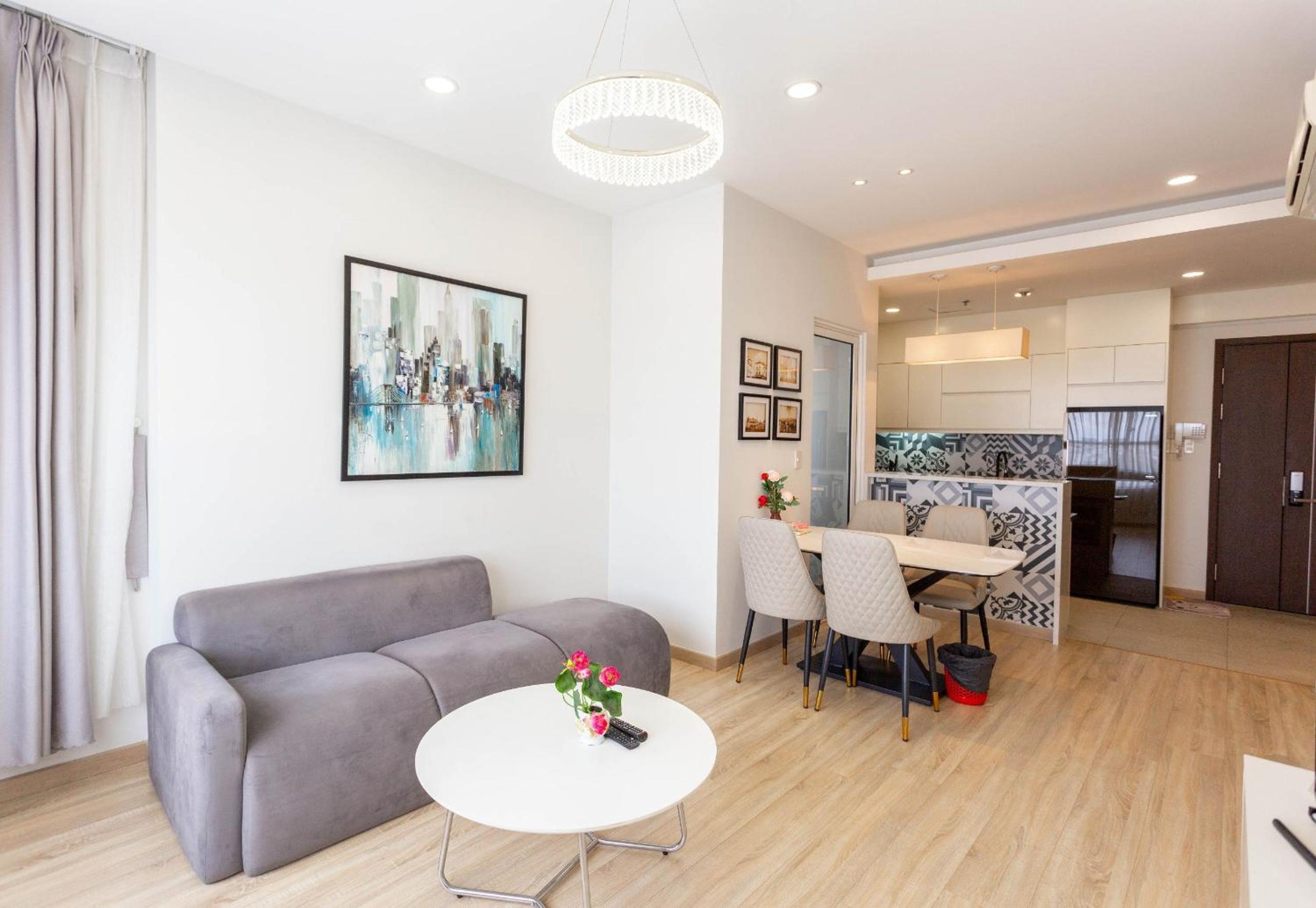 Sunrise City 1 phòng ngủ có thể sử dụng hồ bơi miễn phí