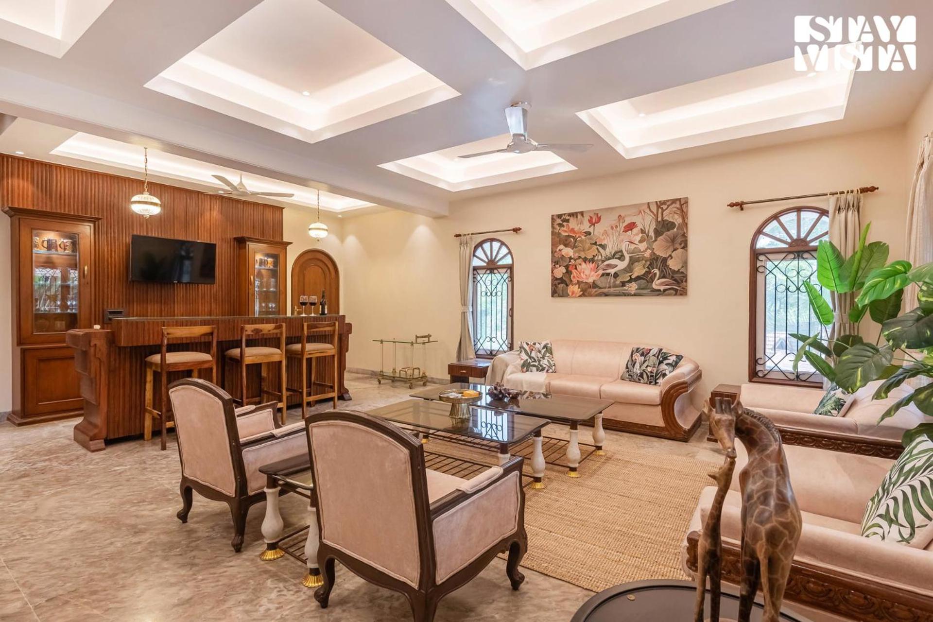 StayVista's Hillside Serenity - Hill-view villa with Outdoor pool, Bar, Spacious lawn, and Indoor & Outdoor activities view 4