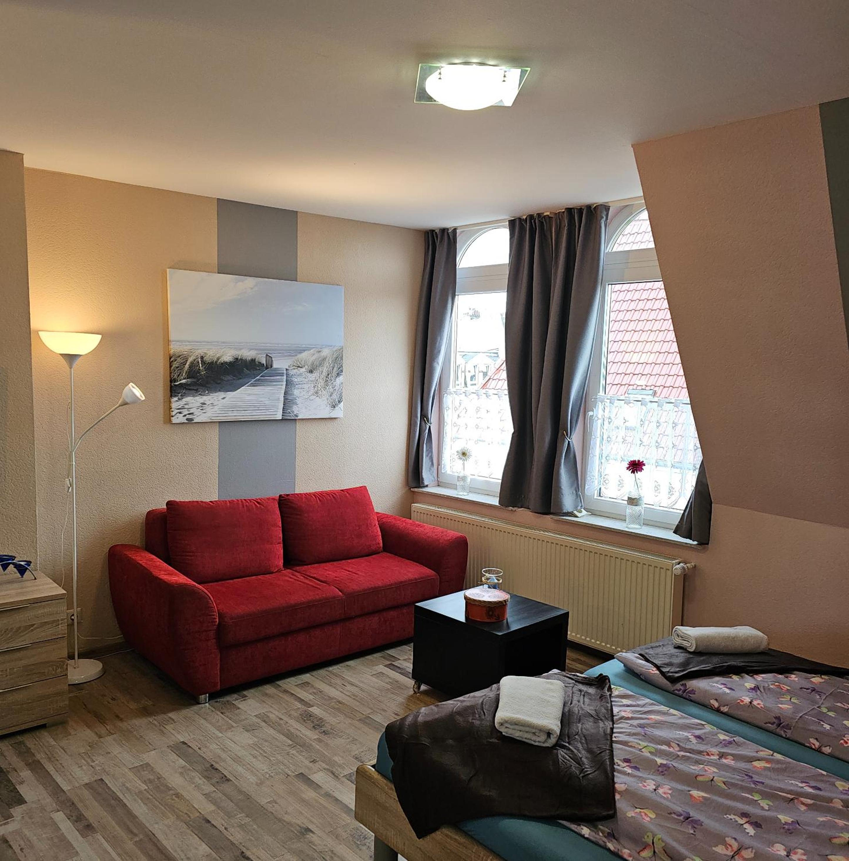Gemütl Wohnung mit Blick auf den Hafen