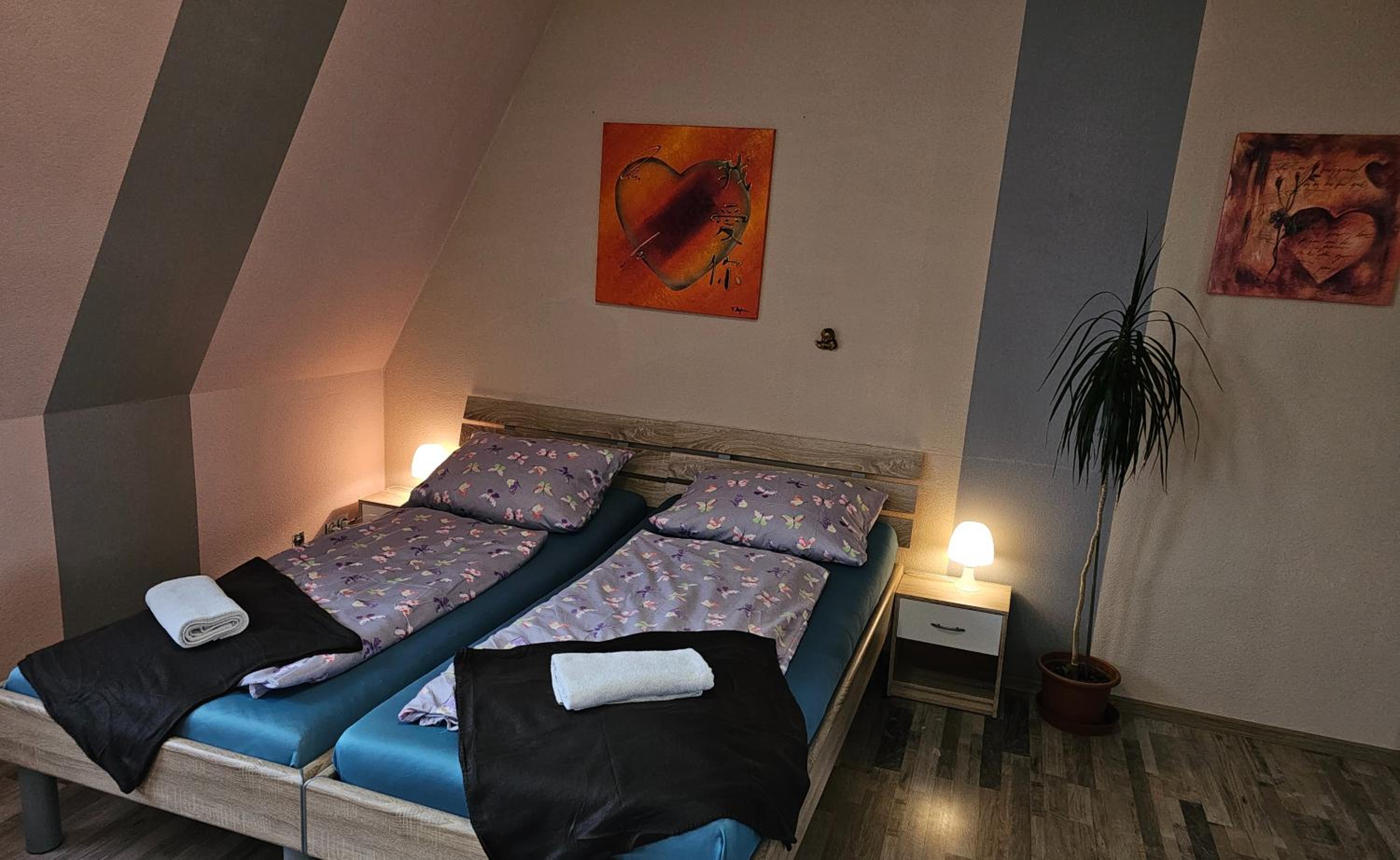Gemütl Wohnung mit Blick auf den Hafen