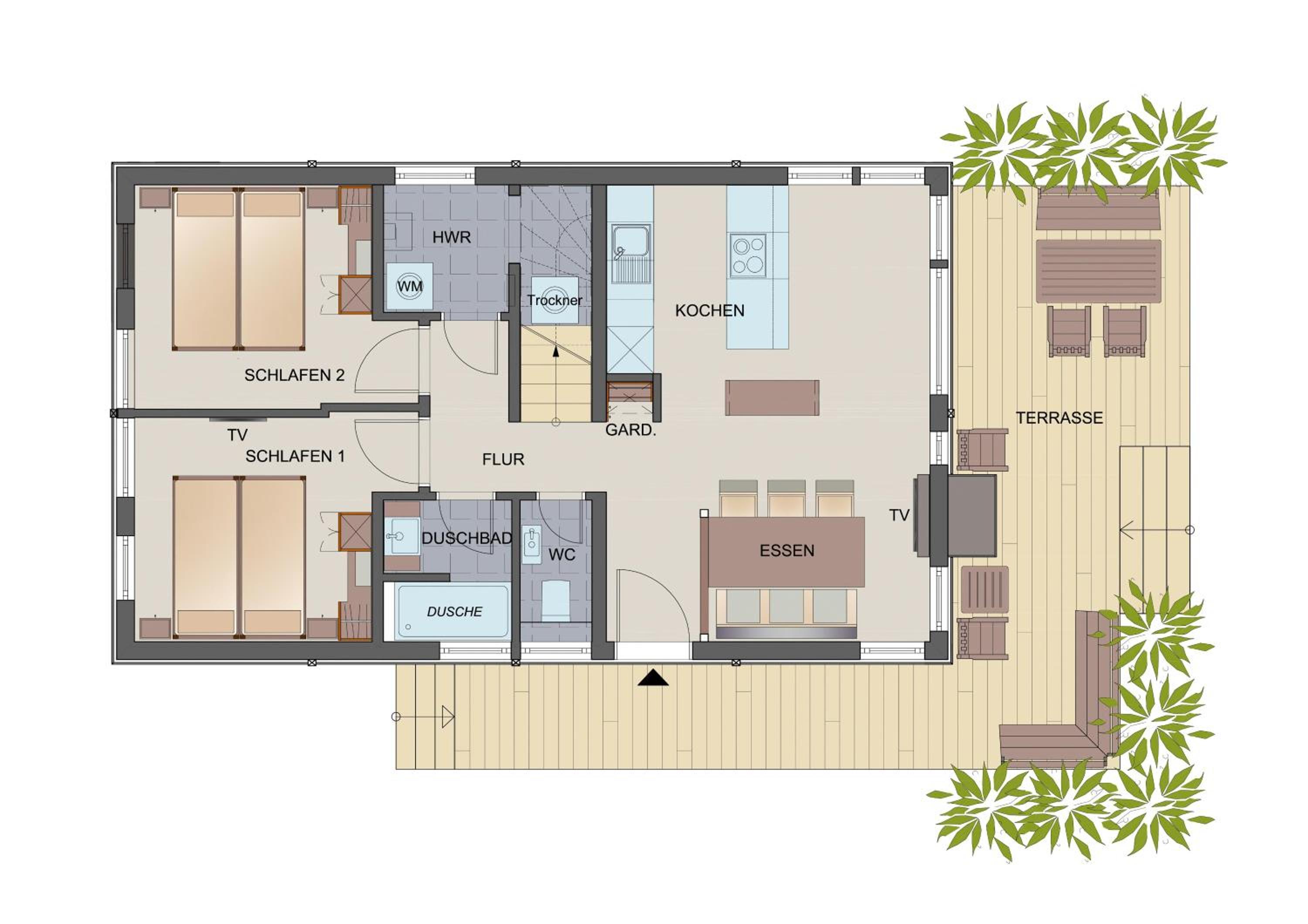 Typ A Ferienhaus - Kailua