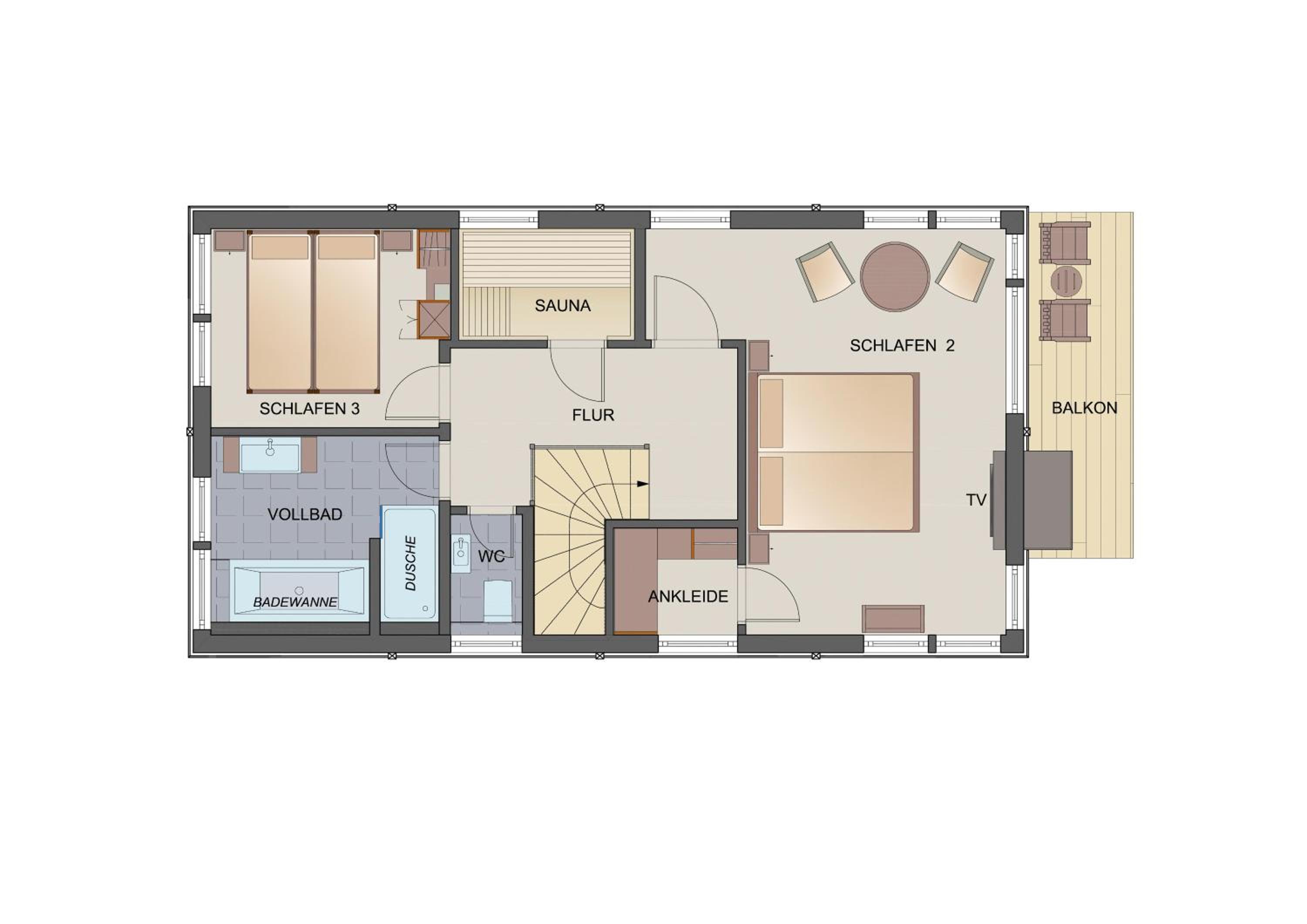 Typ B2 Ferienhaus - Wailea