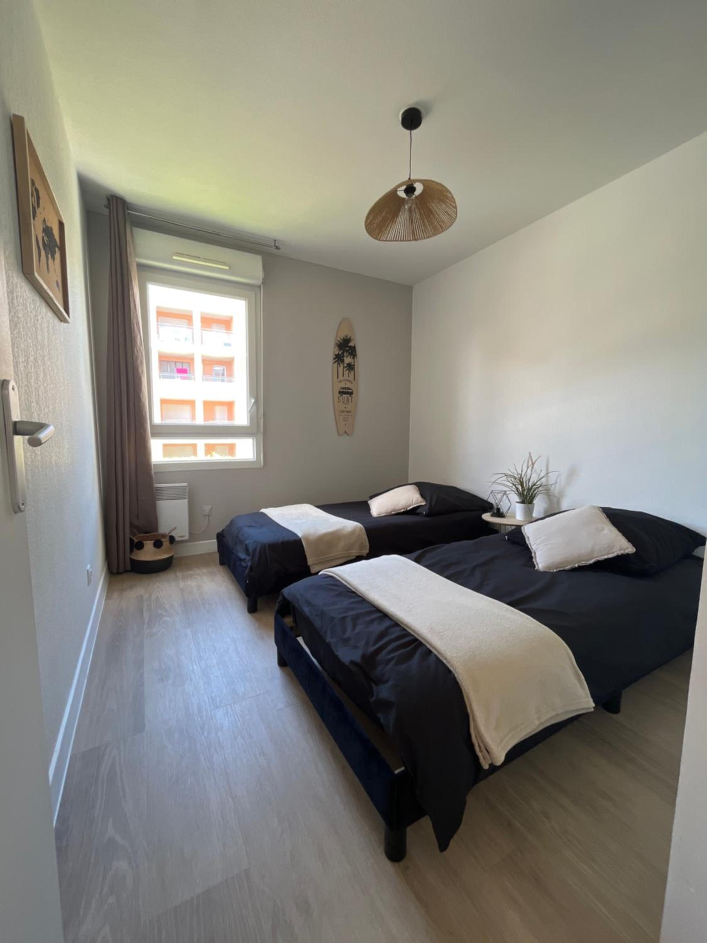 Appartement 2 chambres dans résidence avec piscine et parking