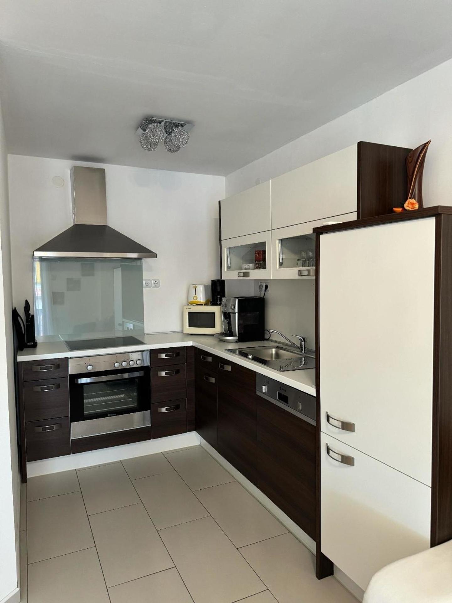 Ferienapartment in Strandnähe, mit Balkon und Meerblick