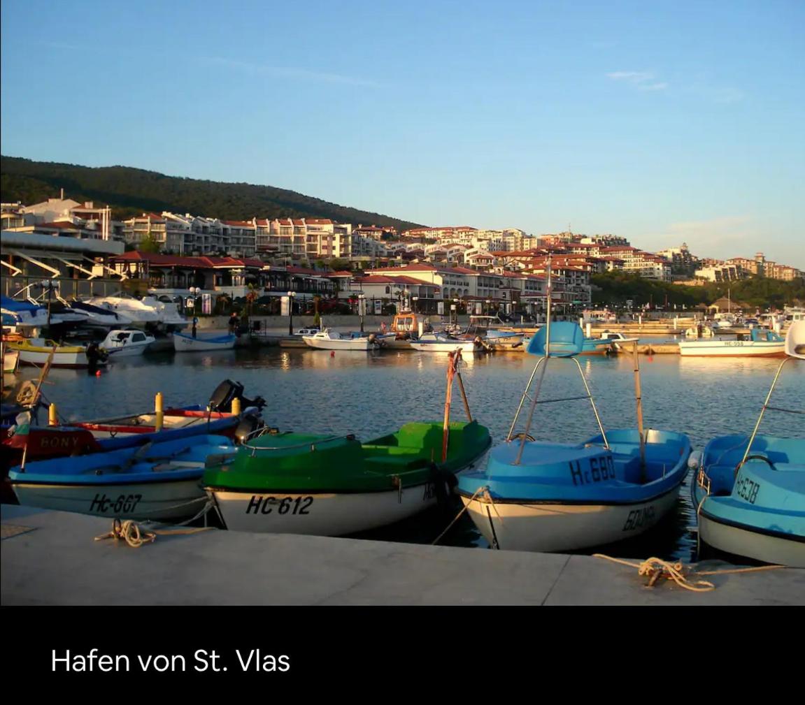 Premium Ferienwohnung SWETI WLAS Polarstar Beach Luxury Apartment 150 m zum Strand Pool 3 Balkone Meeresblick Google TV bis zu 6 Personen