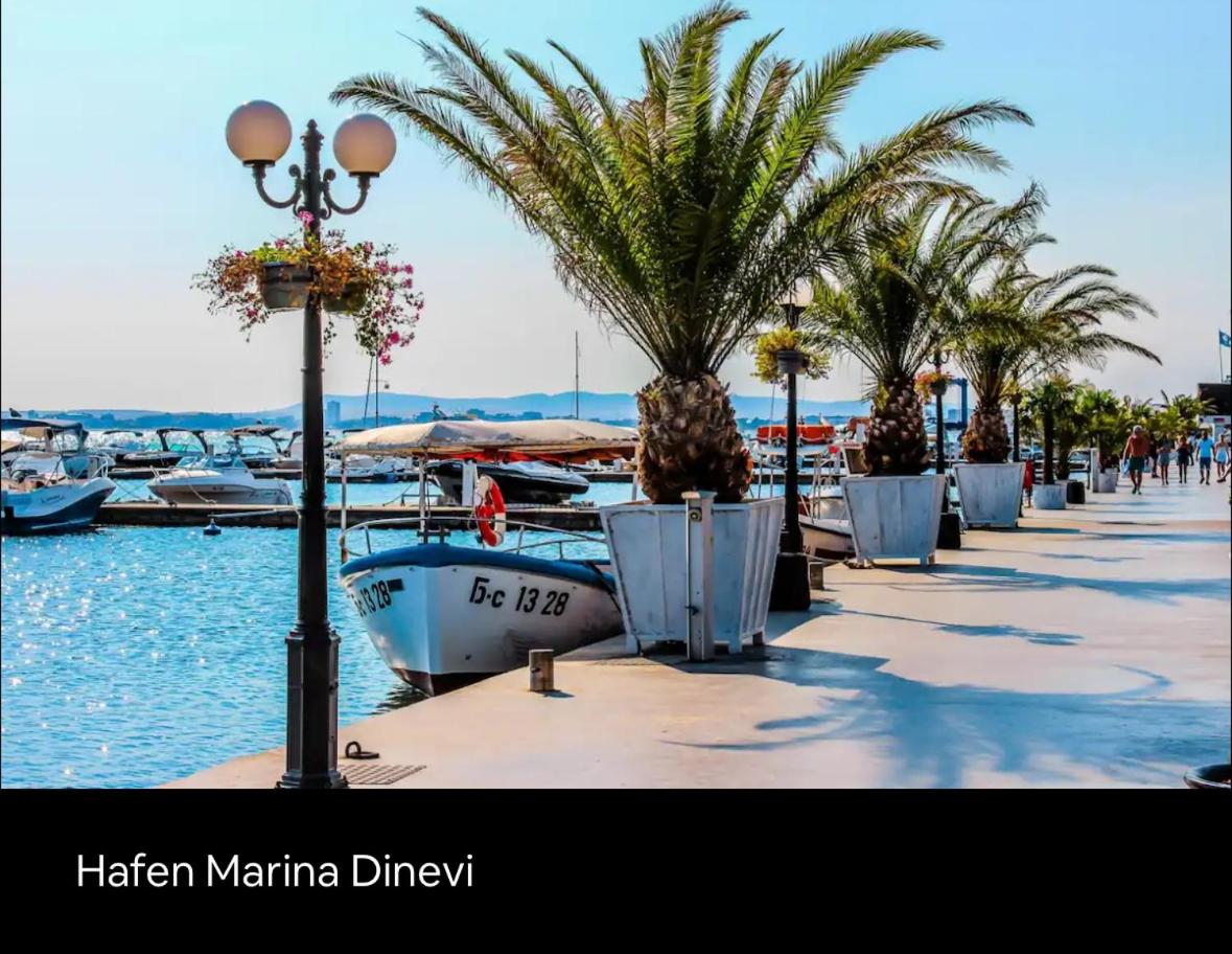Premium Ferienwohnung SWETI WLAS Polarstar Beach Luxury Apartment 150 m zum Strand Pool 3 Balkone Meeresblick Google TV bis zu 6 Personen