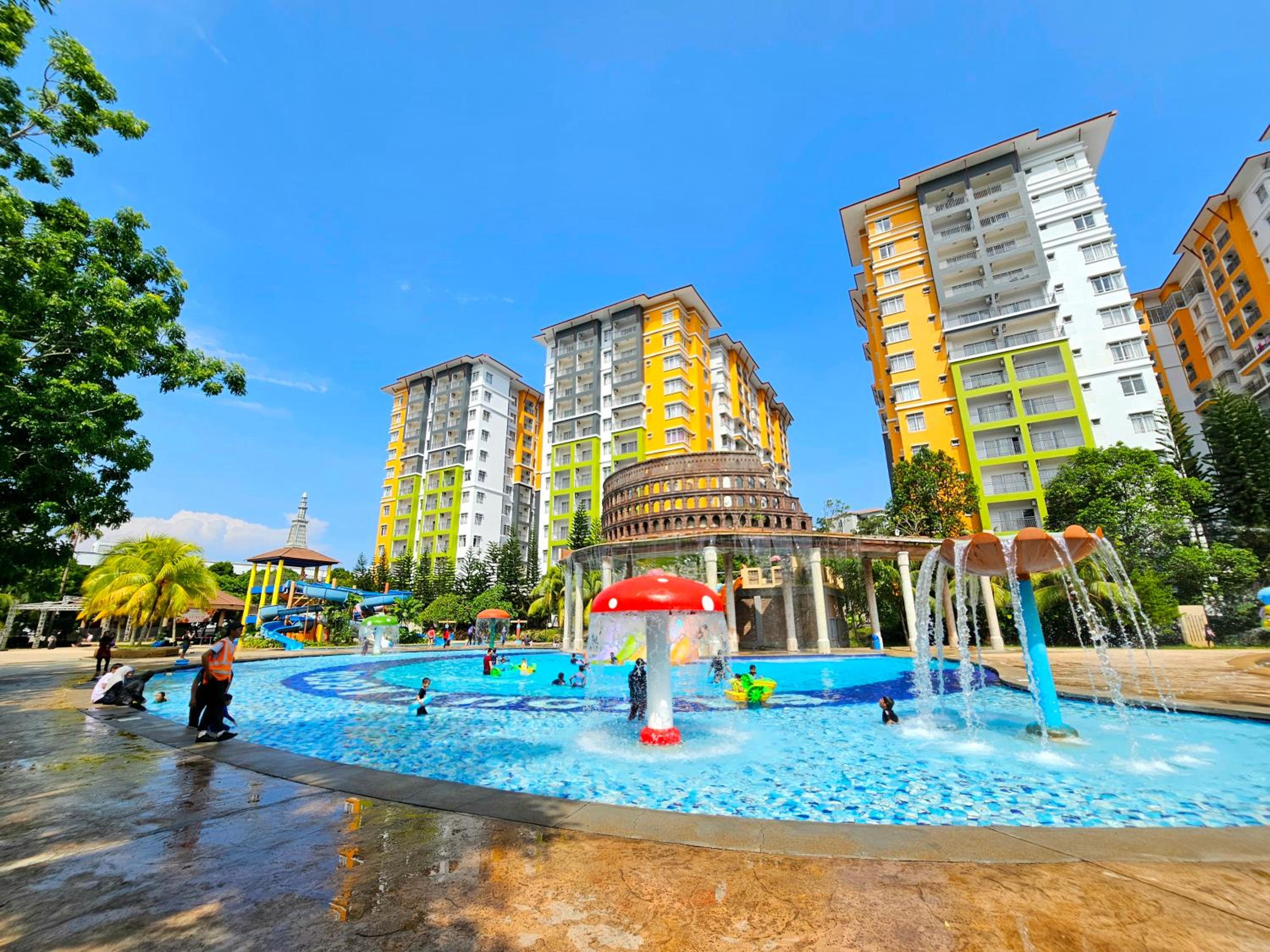 Melaka Town Area Top 1 Family Lovers Water Themepark Suites By GGM view 5