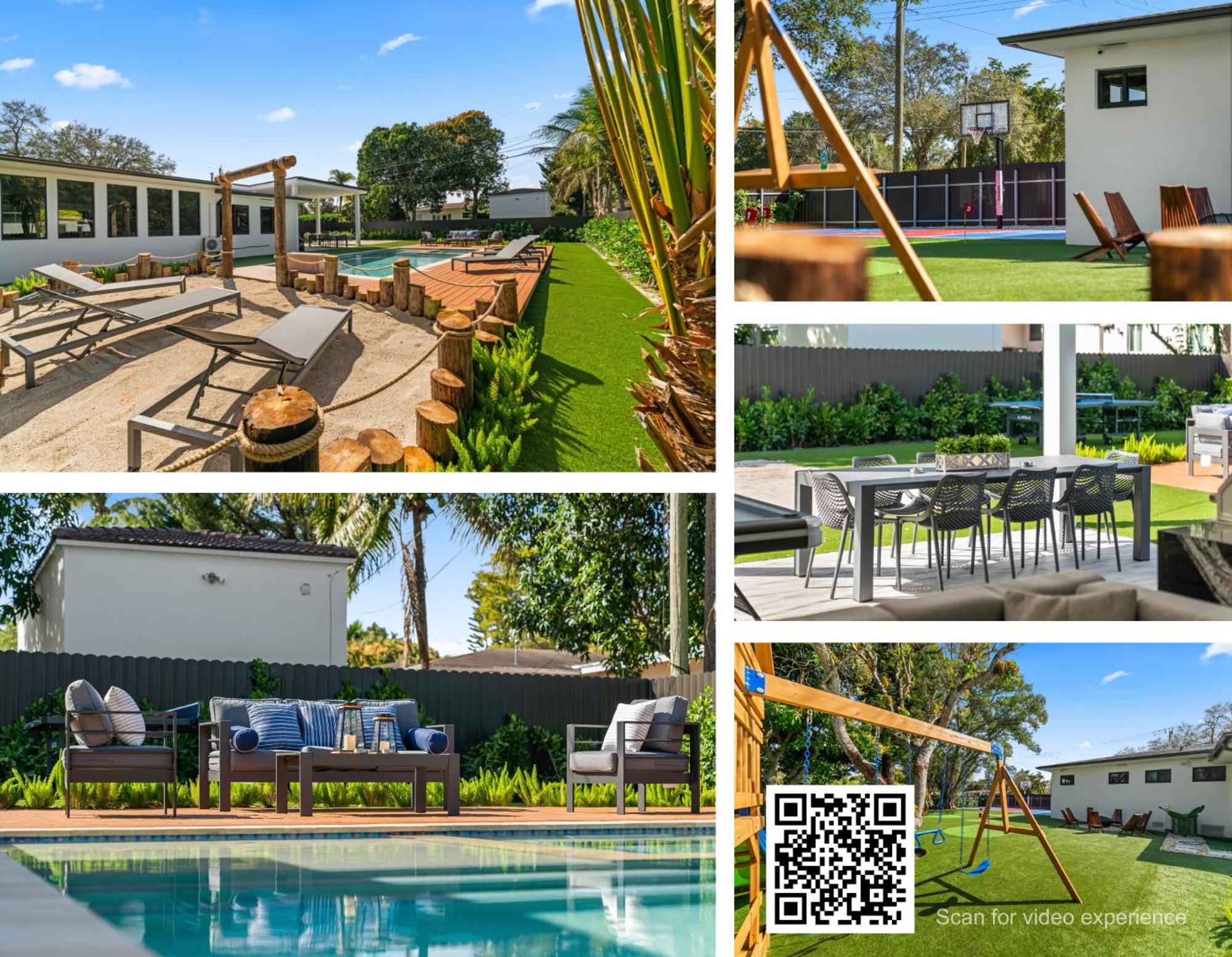 Full Amenities Big House Miami Pool Jacuzzi 6BR L64