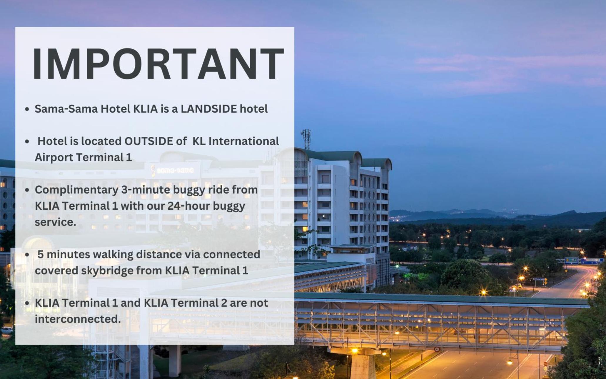 Hotel Sama Sama Hotel KLIA