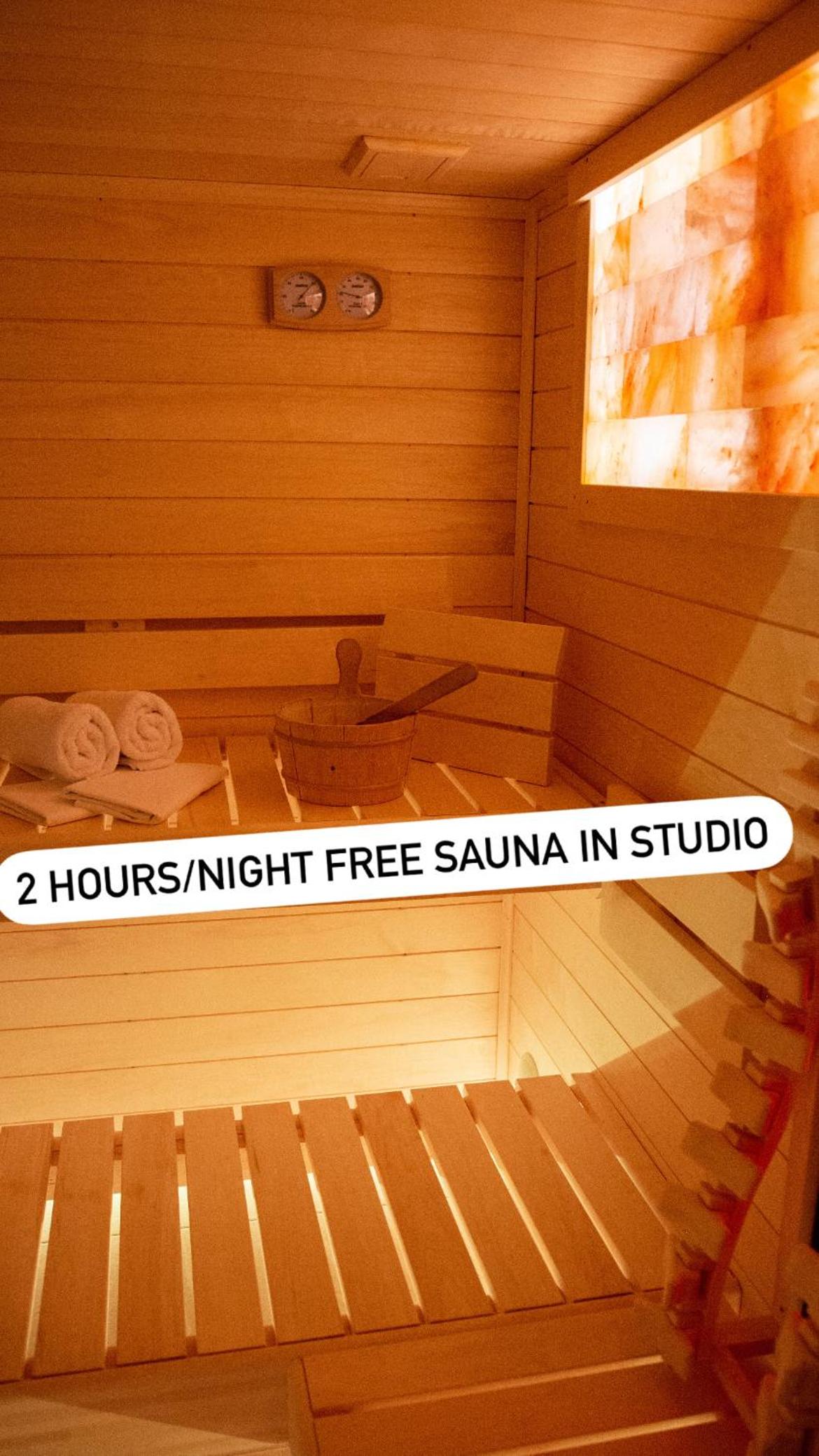Sauna studio near centre/airport