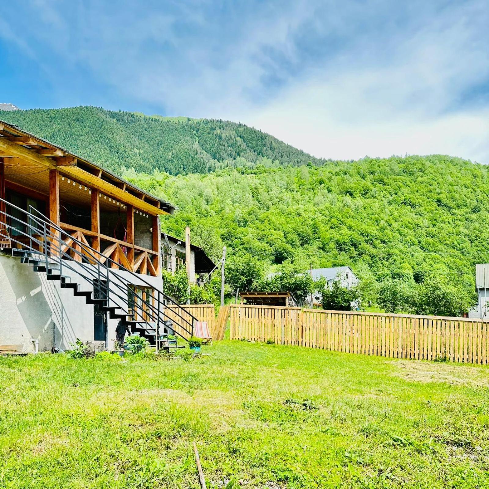 House in Mestia Mood of silence svaneti