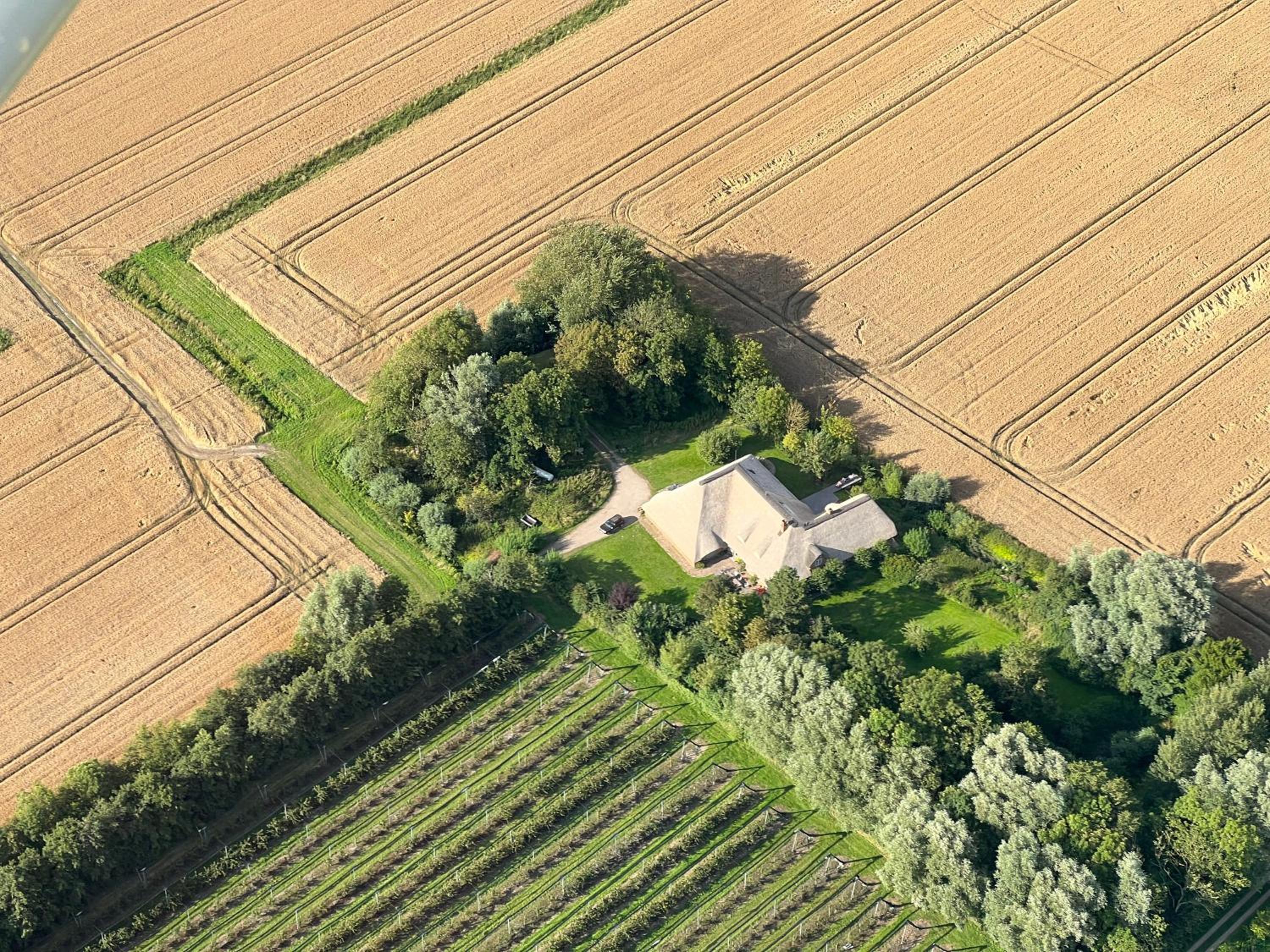 Sibyllenhof, Denkmalgeschütztes Reetdachanwesen in ruhiger Alleinlage