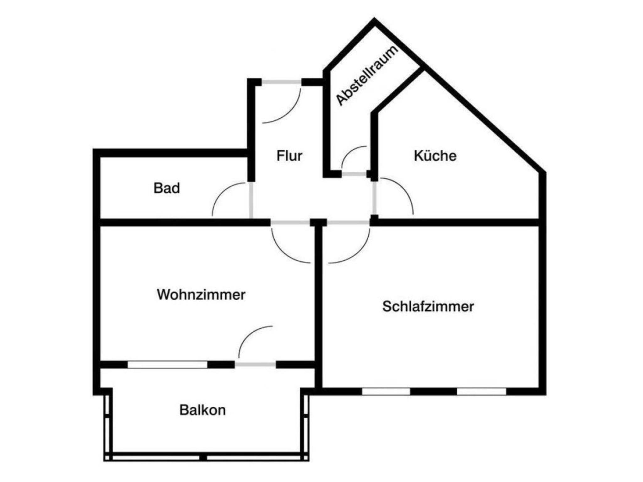 Appartement in Binz mit Großem Balkon