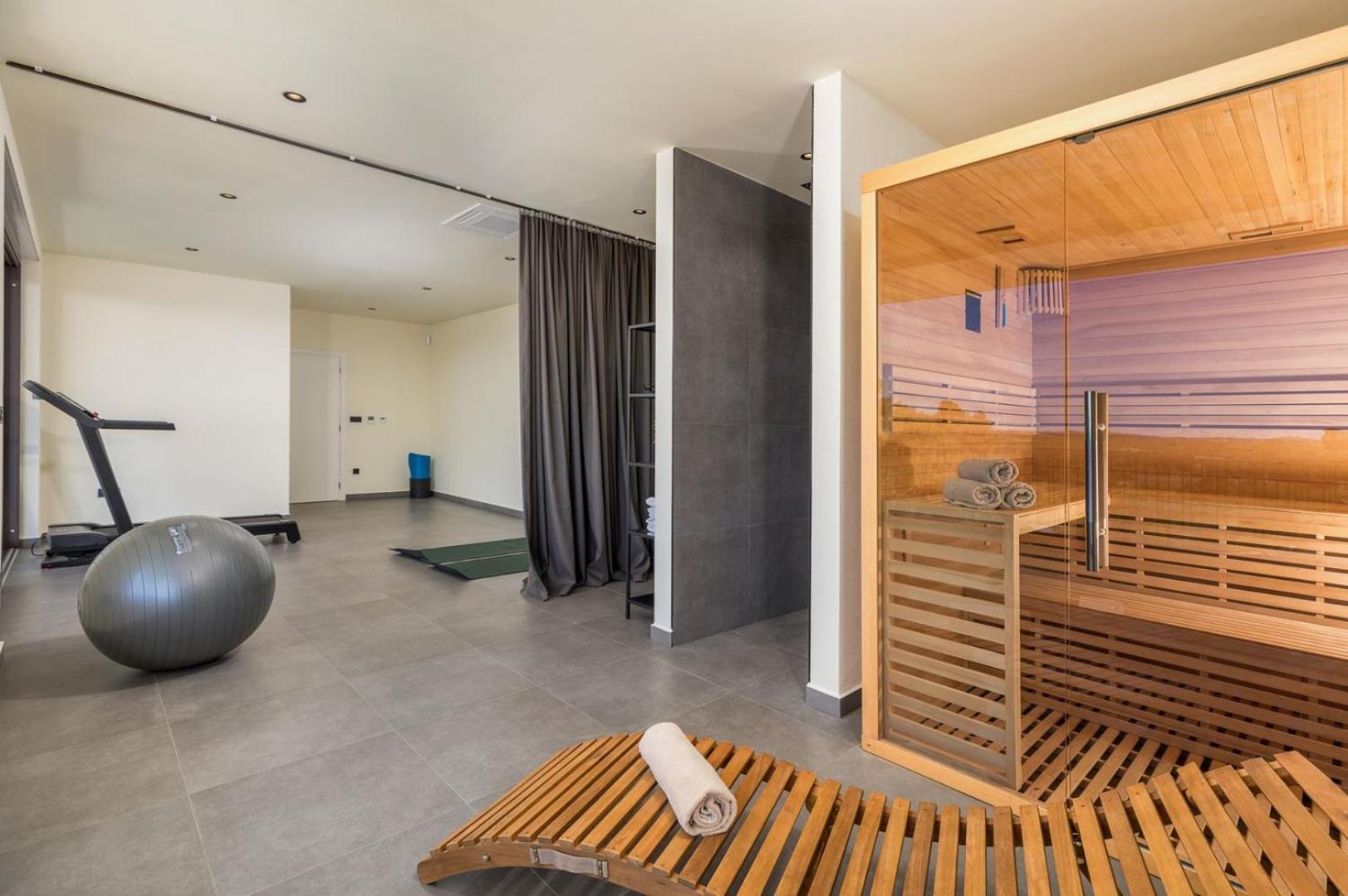Villa Lumi - with private pool, sauna, outdoor jacuzzi, fitness room, table tennis
