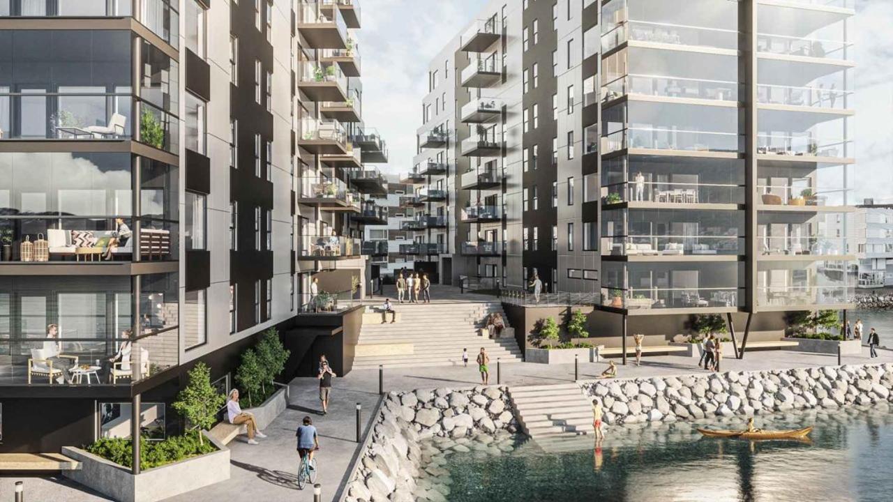 Premium Penthouse Sea & Mountain view Apartments in Tromsø 2-Bathrooms, Free Parking in garage view 5