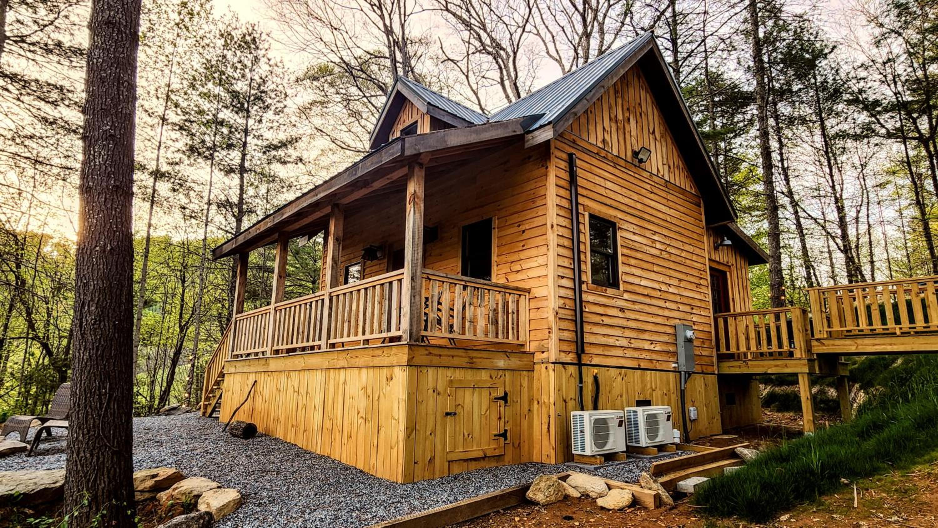 Luxury Mountain View Cabin Near Asheville NC view 2