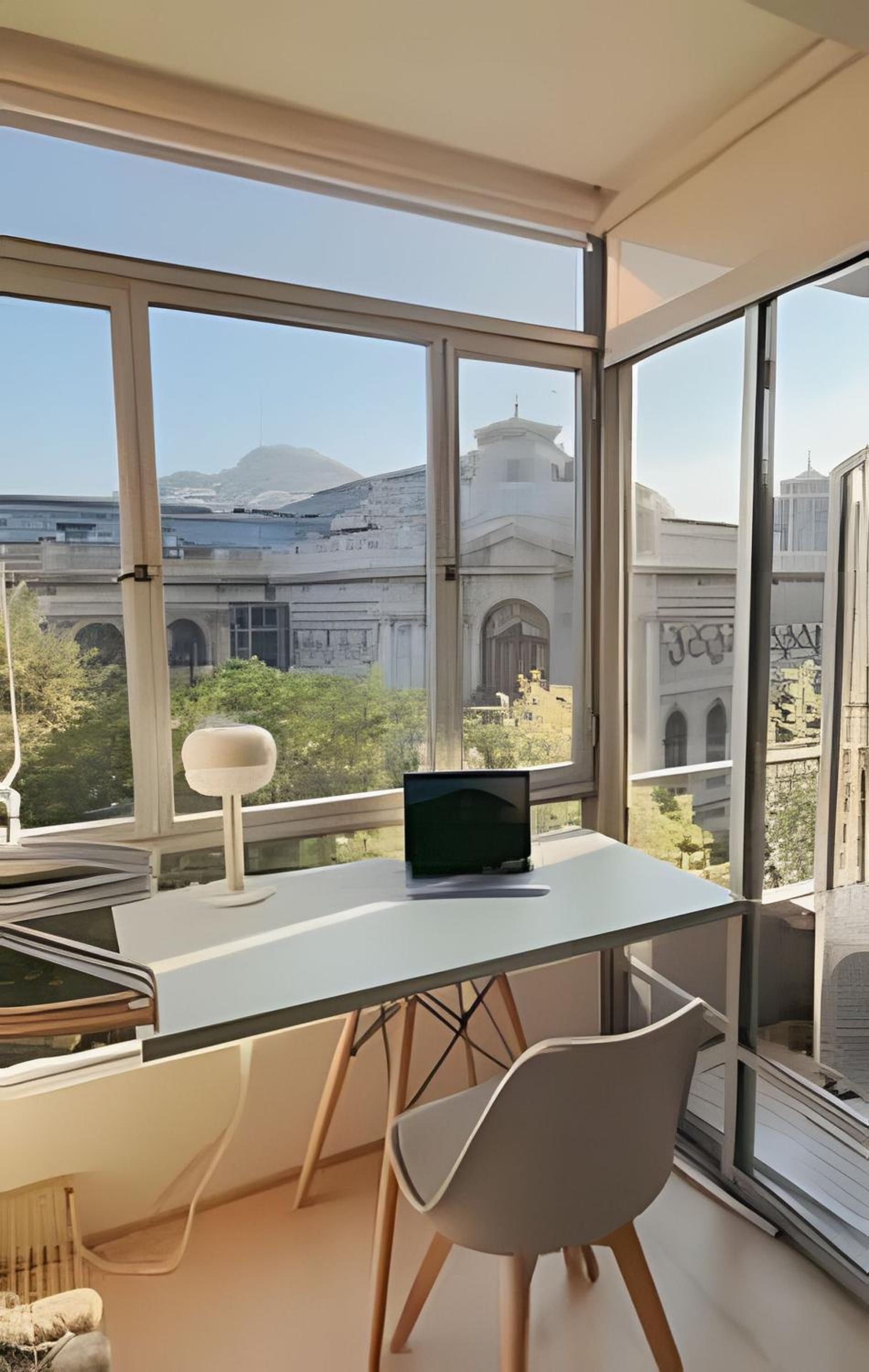 Luminoso y con AC: vista al Museo Bellas Artes