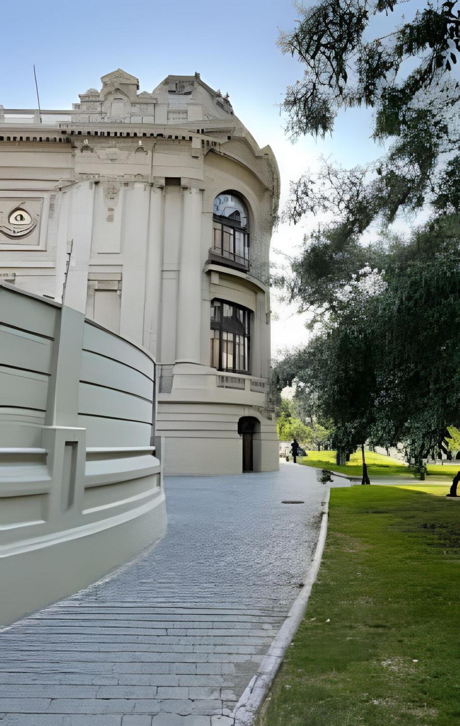 Luminoso y con AC: vista al Museo Bellas Artes