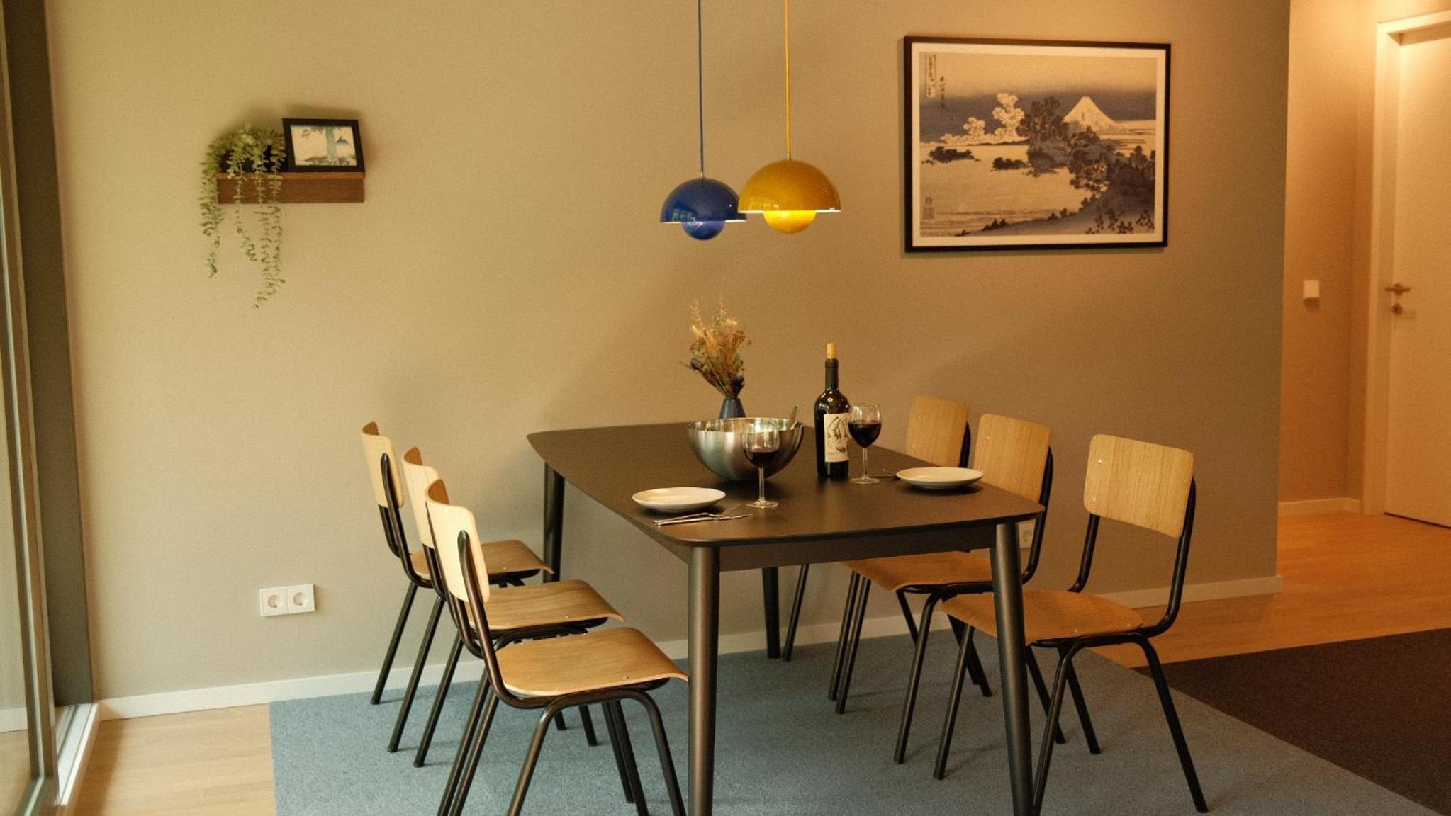 bluestar apartments am Storkower See inkl Badesteg und Gartensauna