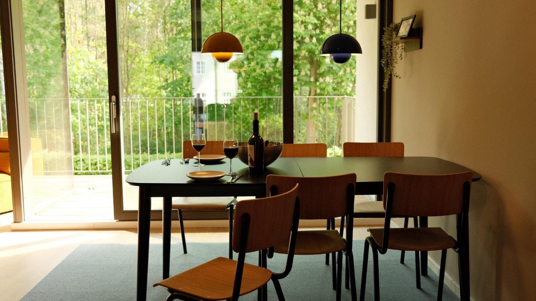 bluestar apartments am Storkower See inkl Badesteg und Gartensauna