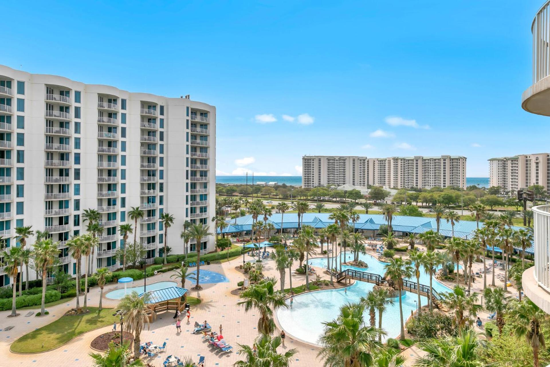 Palms of Destin, Gulf and pool views, Great amenities view 4