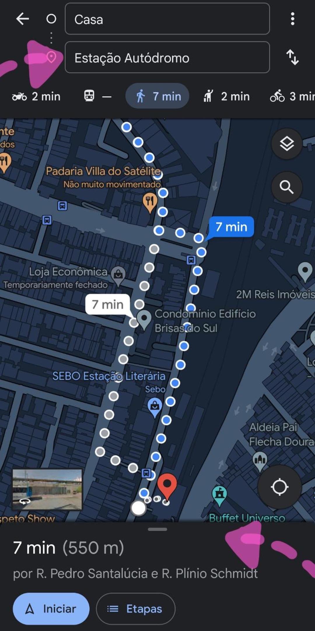 Próximo autódromo de interlagos há 450 metros