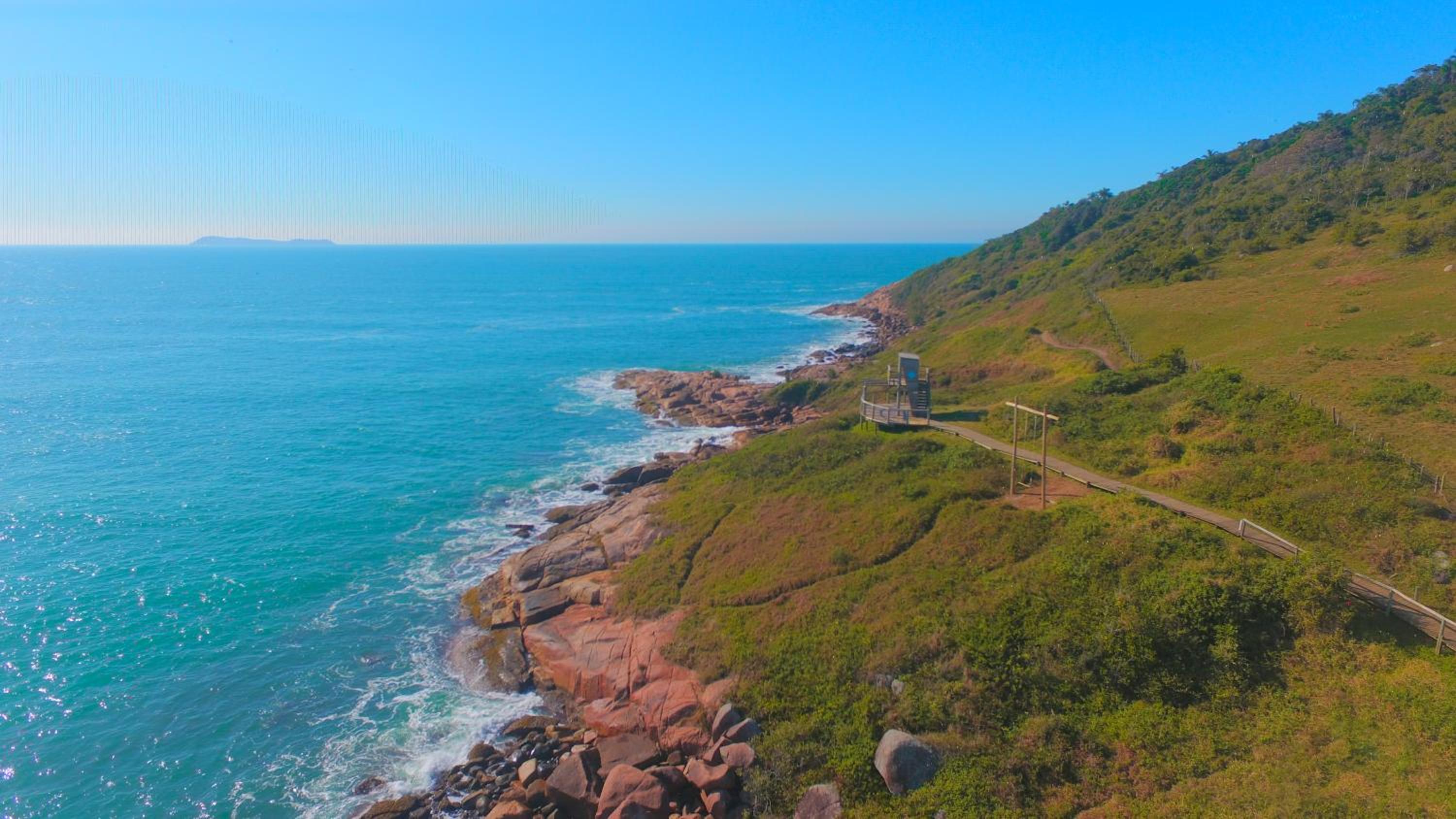 Apartamento com vista para o mar da Gamboa SC