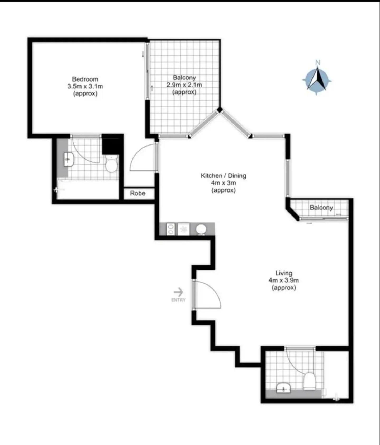 KozyGuru | Haymarket | Modern 1 Apt Best Location