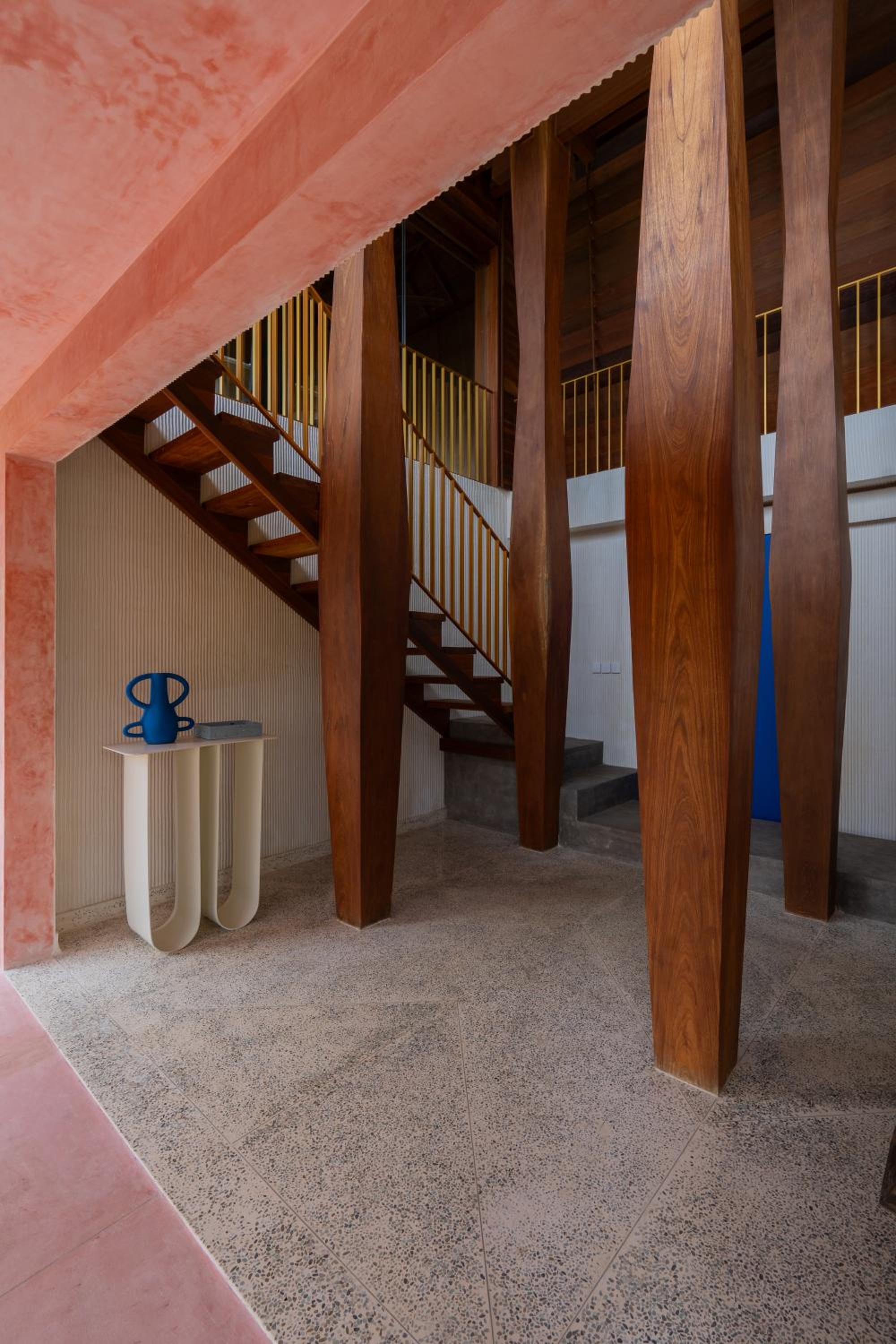 Kado Kubu Modern Tropical 2BR Pink Villa with Sky Pool with Ocean Views in Uluwatu view 5