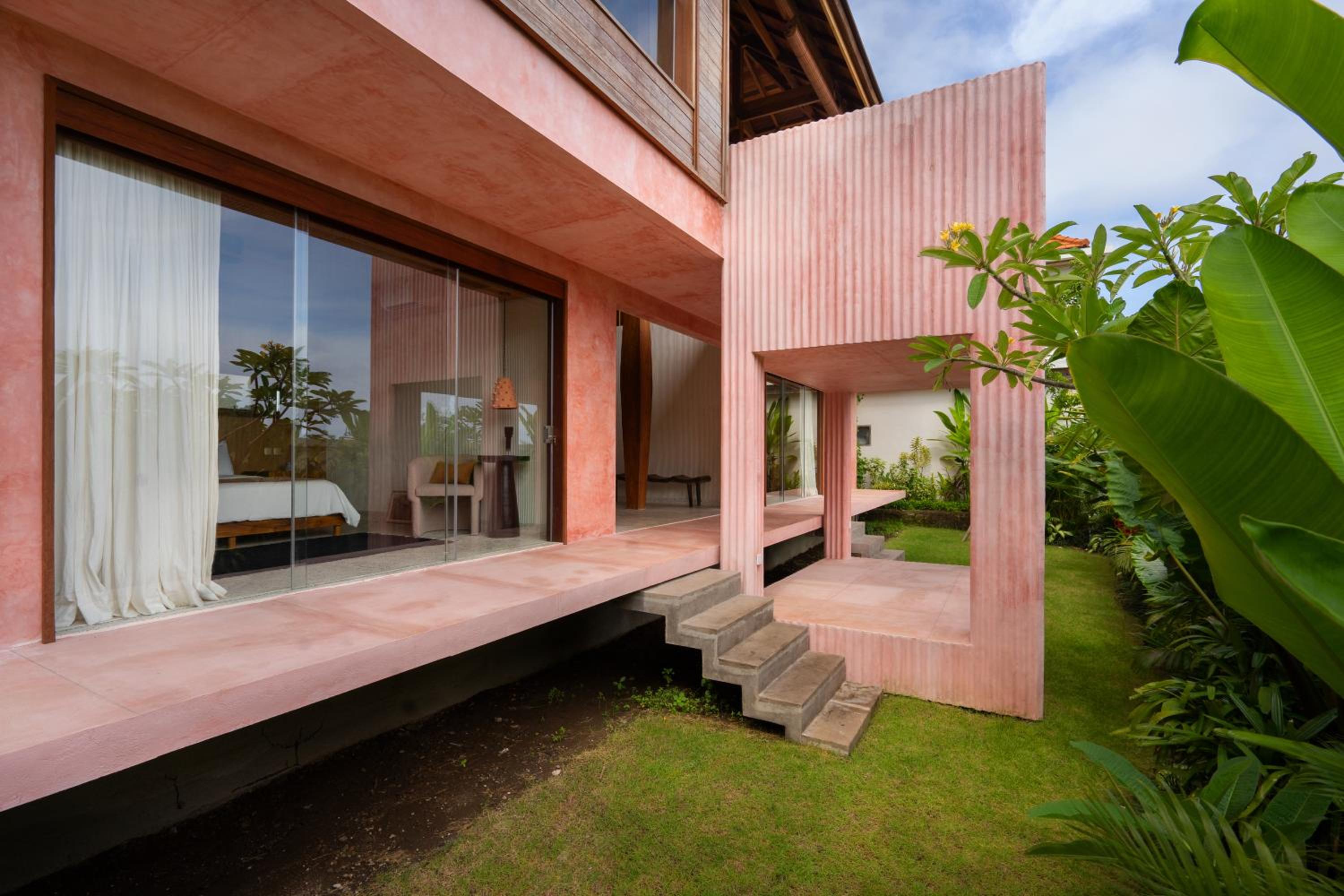 Kado Kubu Modern Tropical 2BR Pink Villa with Sky Pool with Ocean Views in Uluwatu view 2