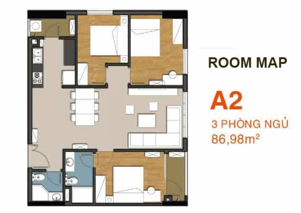 Apatrment 3 bedrooms in center of Thu Duc city
