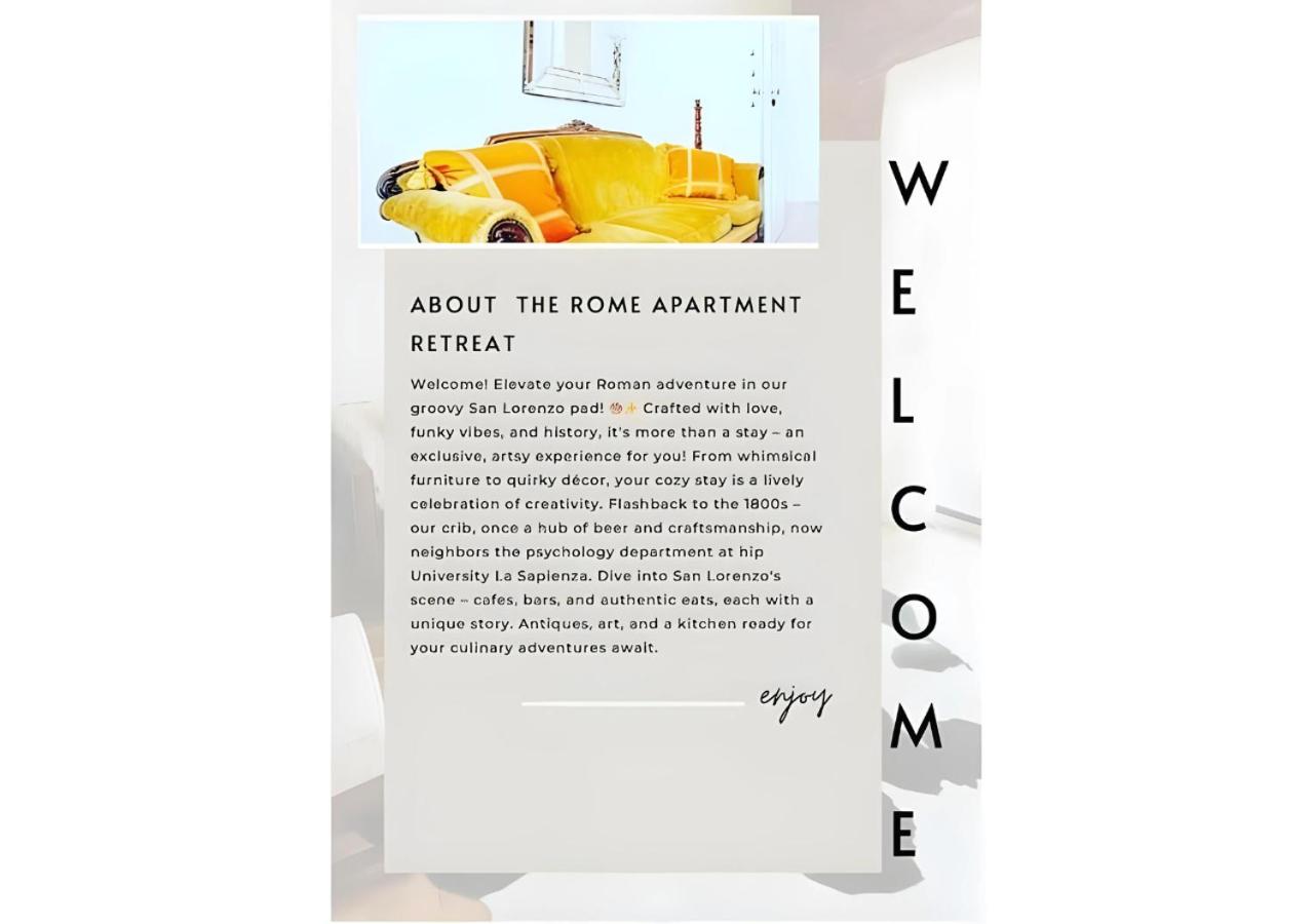 the Rome artful apartment retreat
