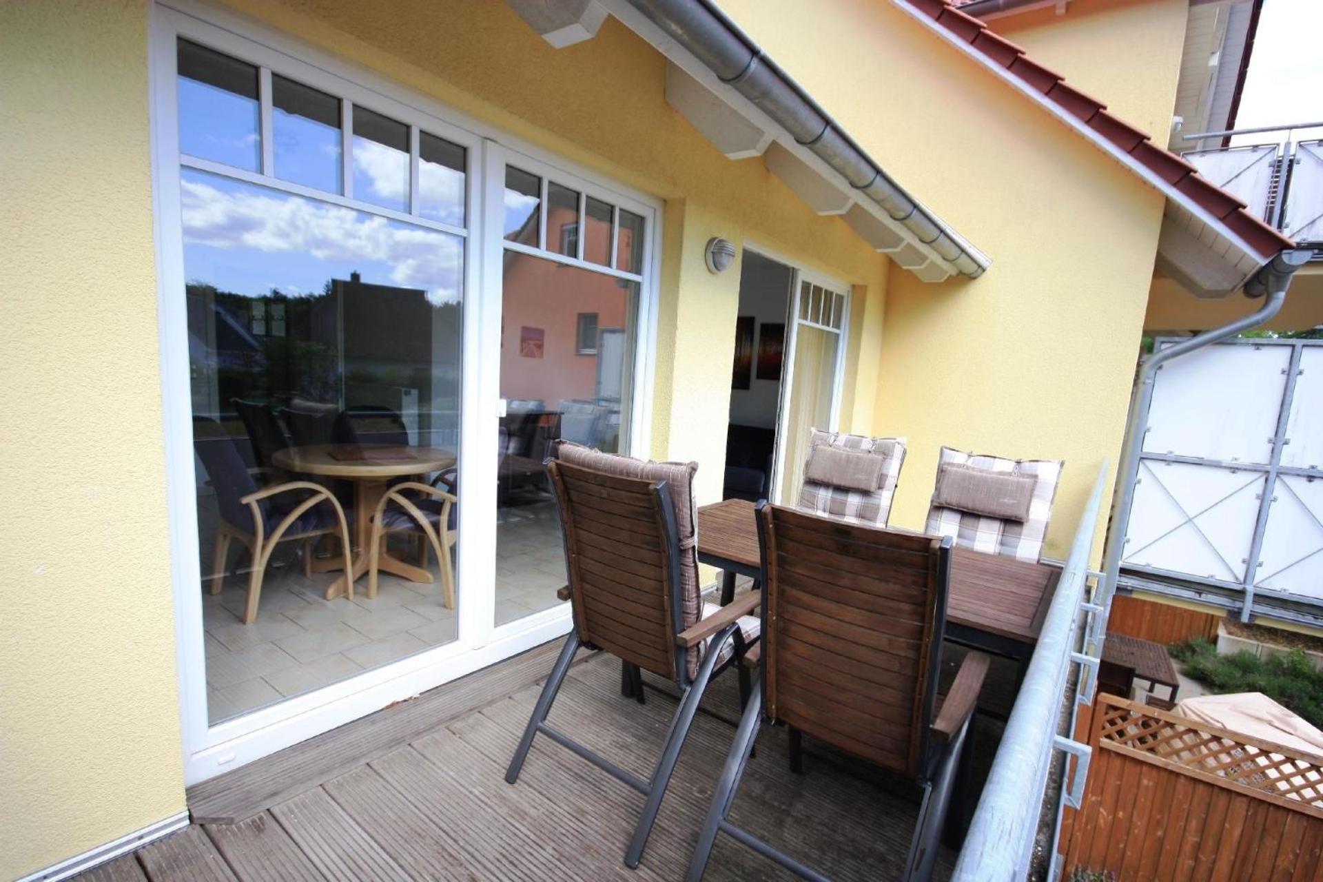 Schöne Ferienwohnung in Koserow mit Grill, Garten und Terrasse oder Balkon