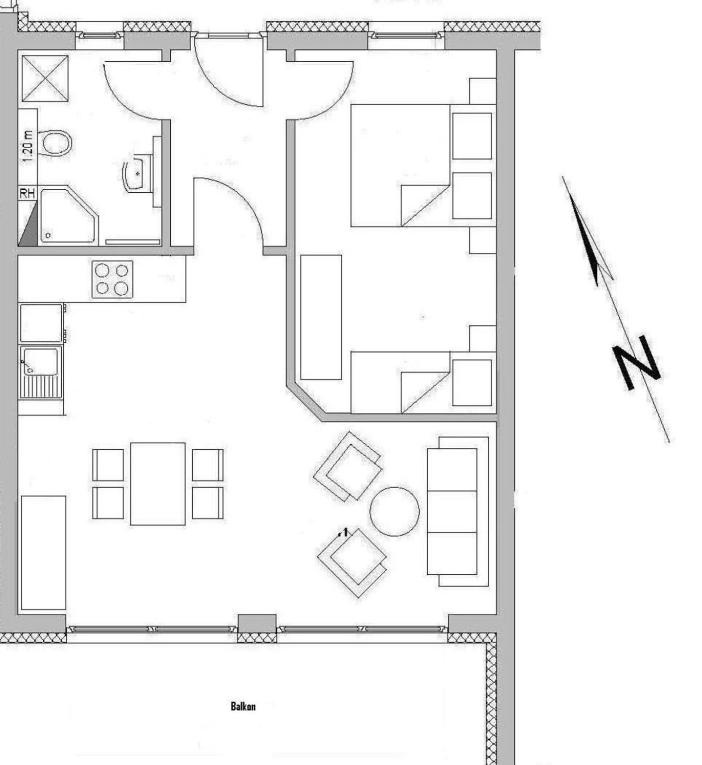 Schöne Ferienwohnung in Koserow mit Grill, Garten und Terrasse oder Balkon
