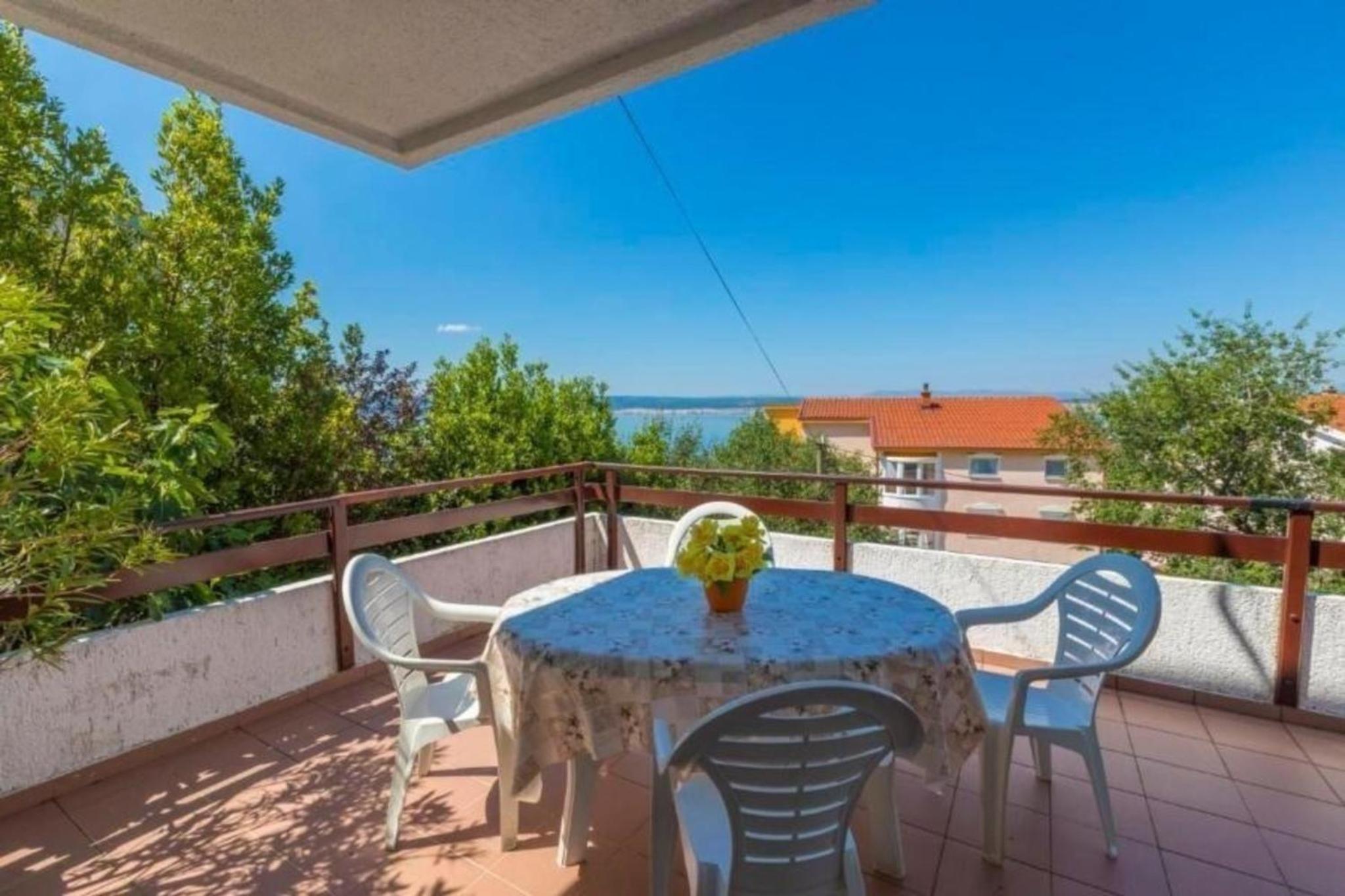 Appartement in Dramalj mit Möbliertem Balkon view 2