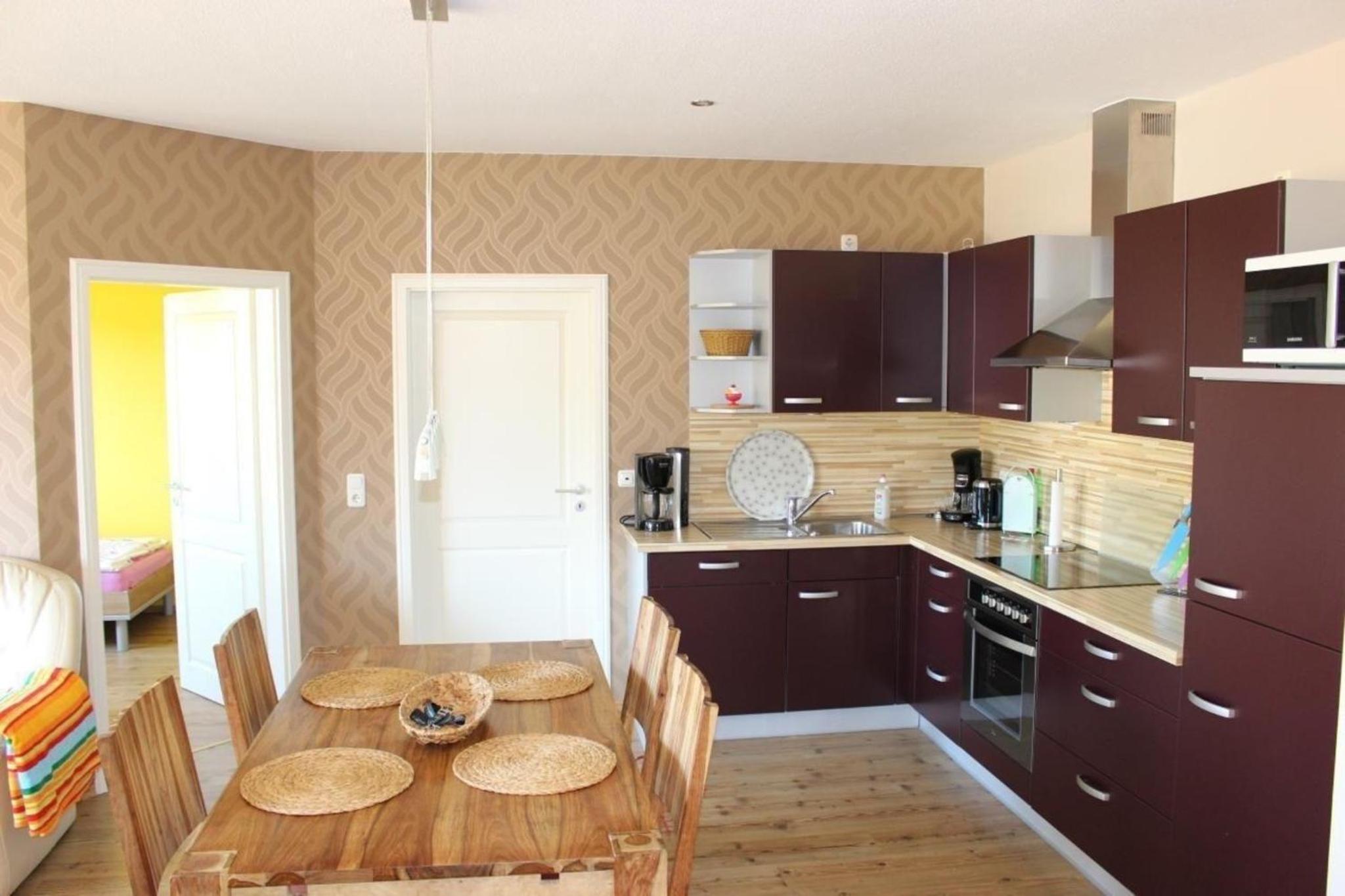 Wohnung in Wulfen mit Garten, Grill und Terrasse