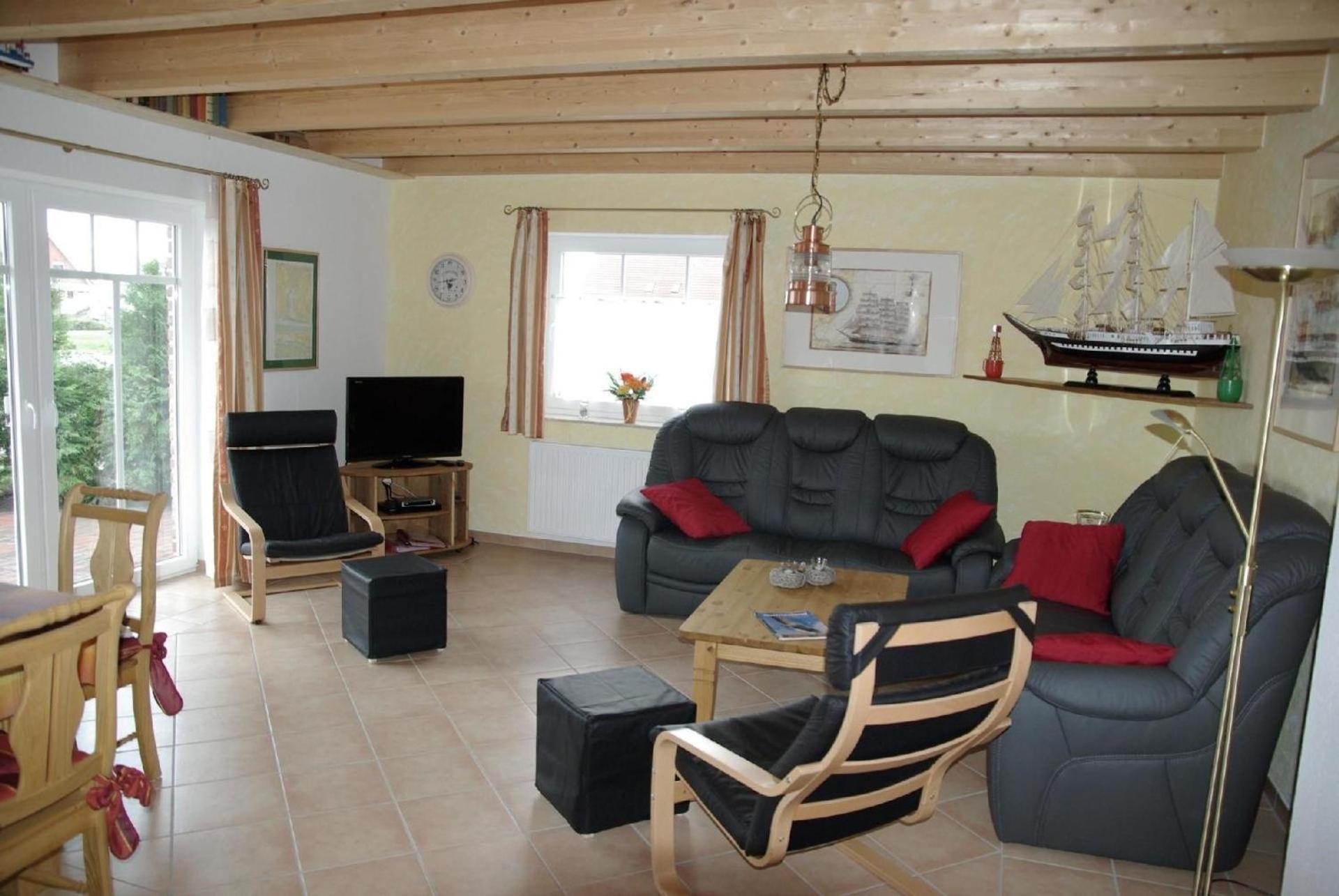 Wellness Ferienhaus mit Sauna und Kaminofen sowie Carport und Terrasse