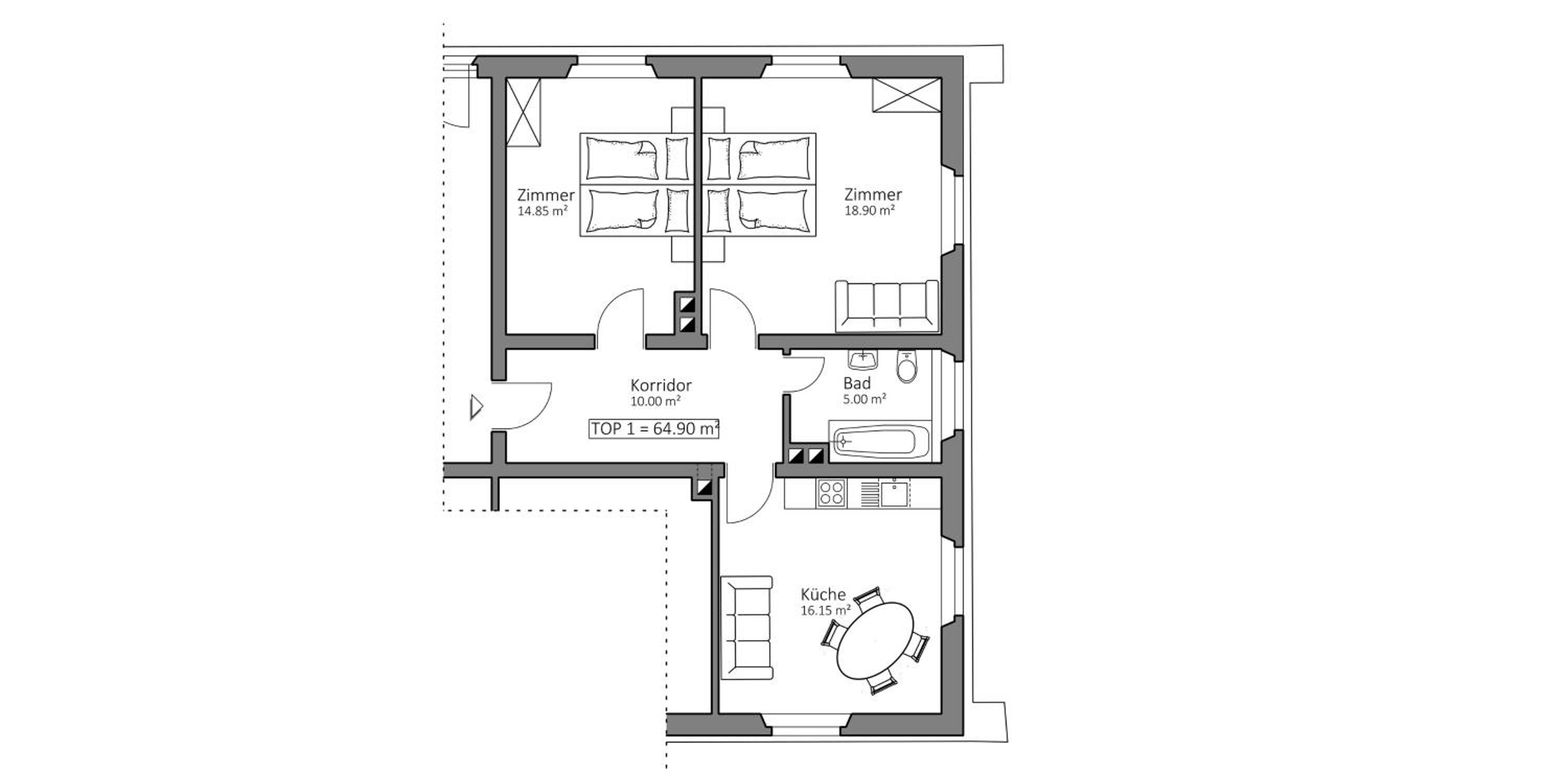 Ferienwohnung Schweizer Sennenhund view 2