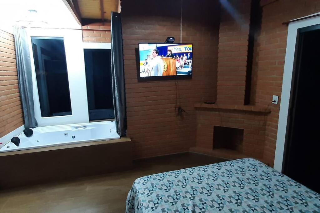Chalé com hidromassagem e Wi-Fi em Ibitipoca