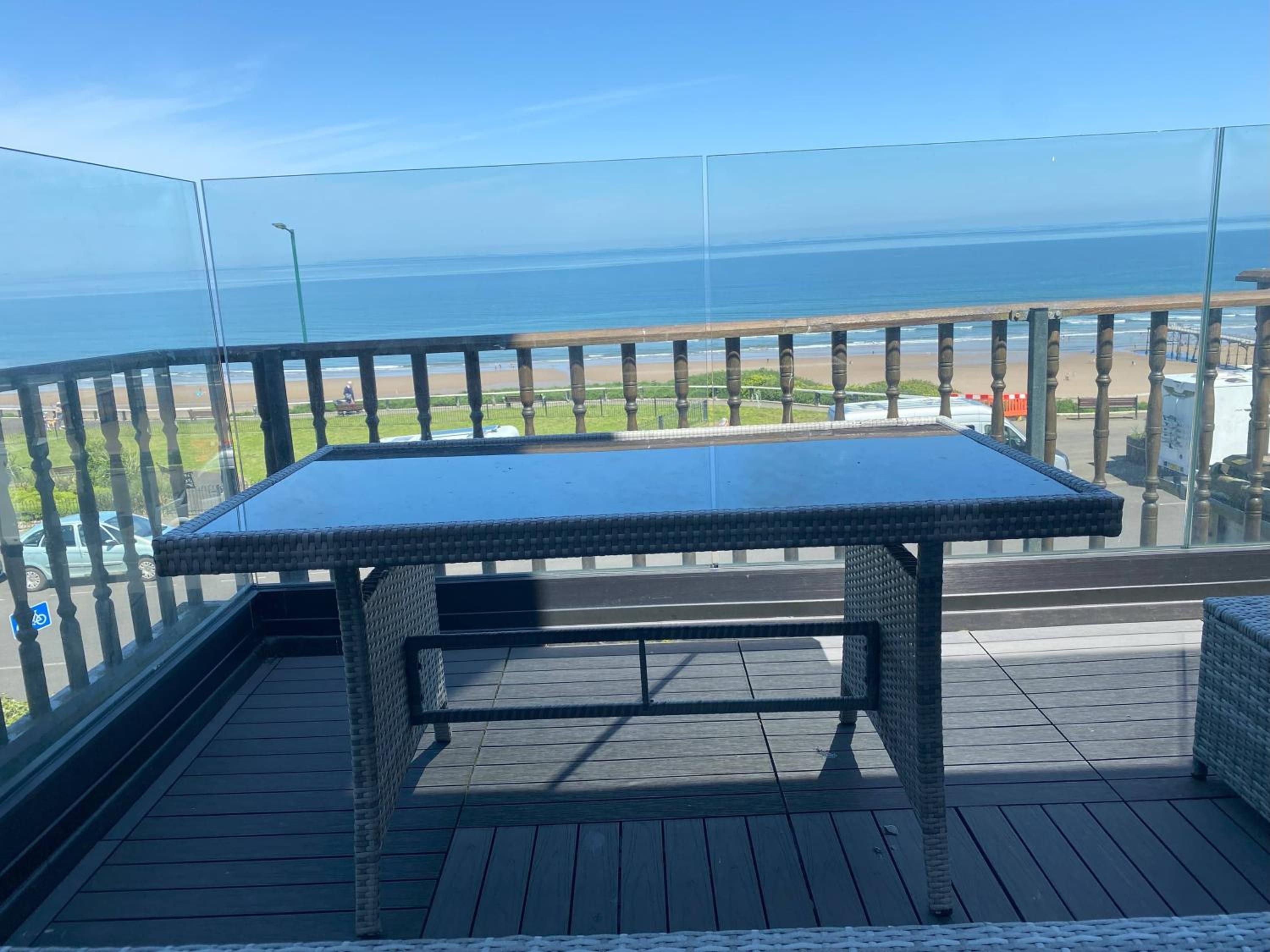 Captain's Deck Beach Balcony PerfectlySaltburn view 4