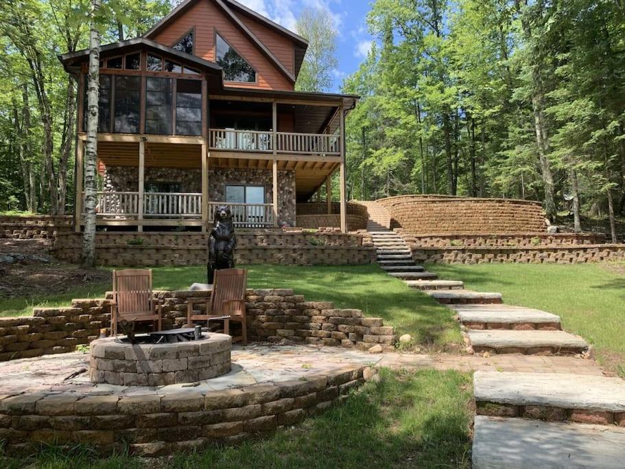 The Lake House - New Home on Lower Kaubinshine Lk view 2