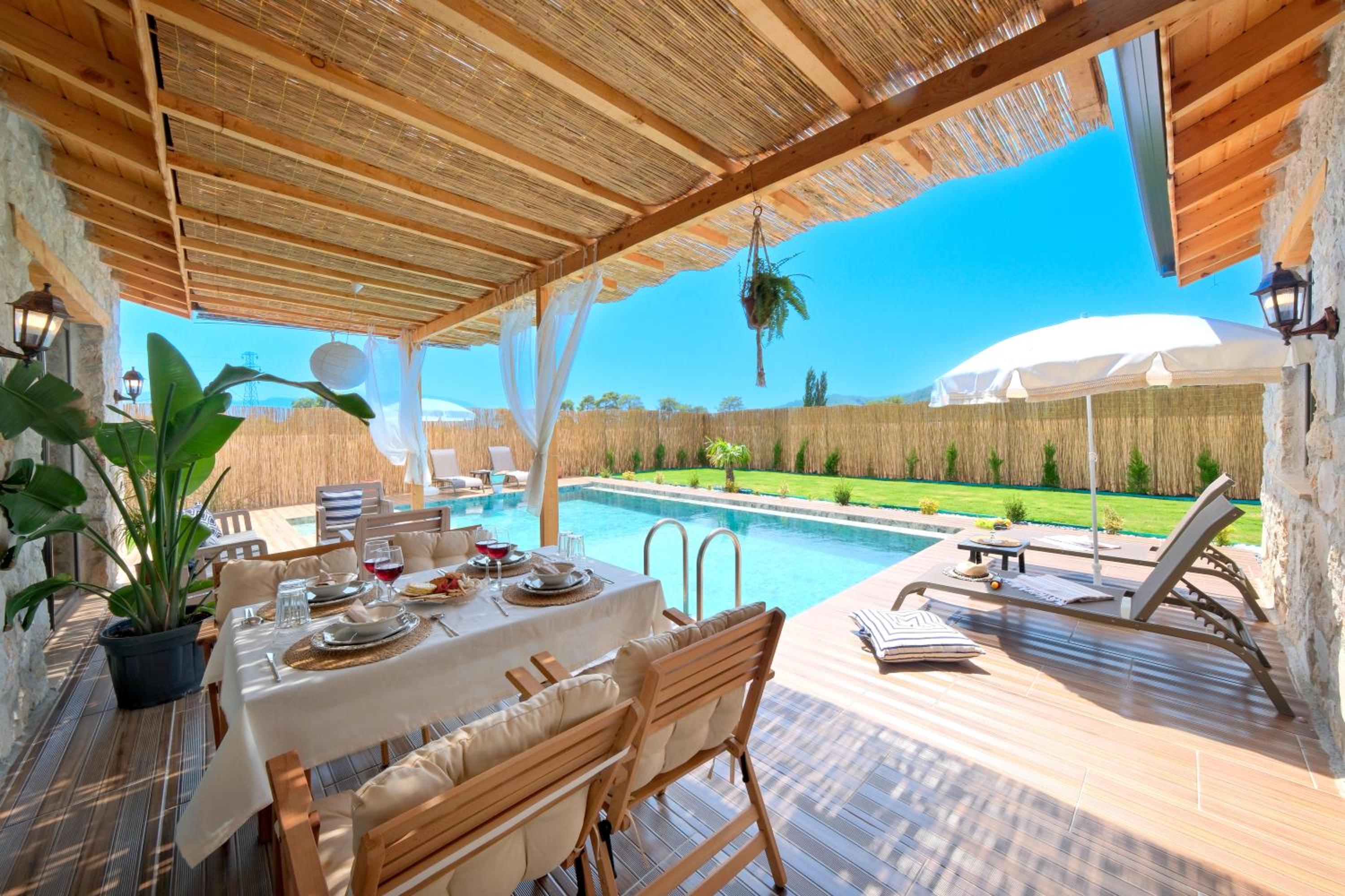 Villa Nomade Fethiye Seydikemer Korunaklı Havuzlu Muhafazakar
