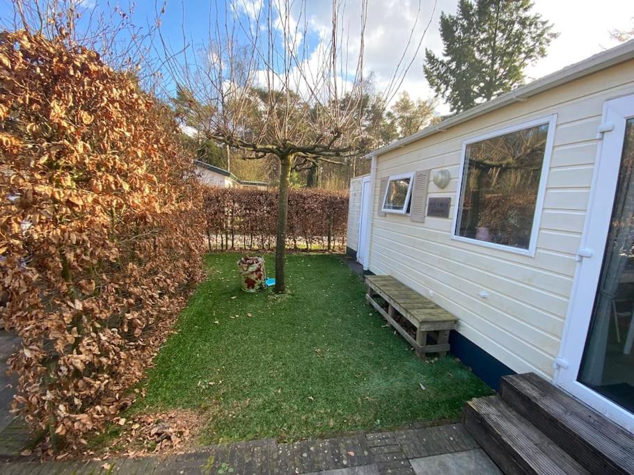Veluwe, gezellig 4p chalet bij bos, zonnige tuin view 3