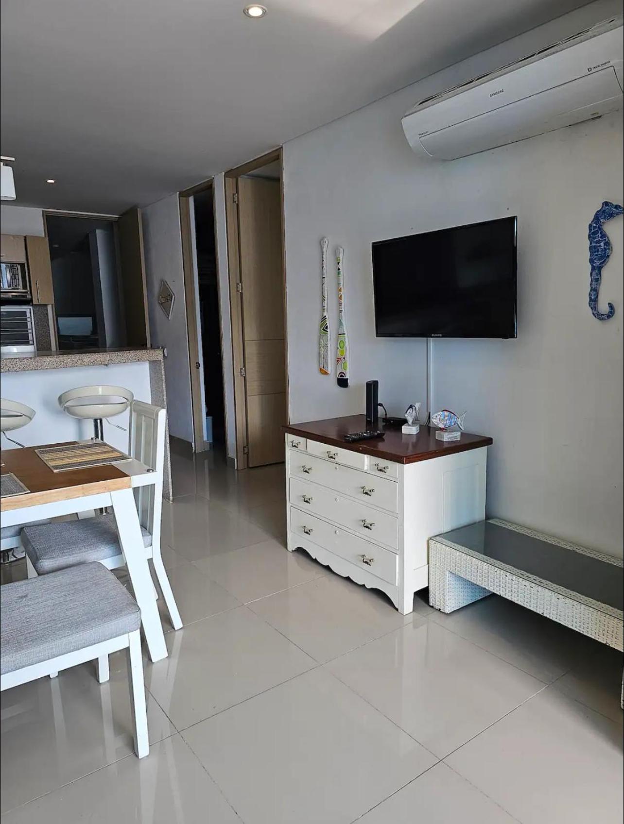 Apartamento con hermosa vista y frente a la playa